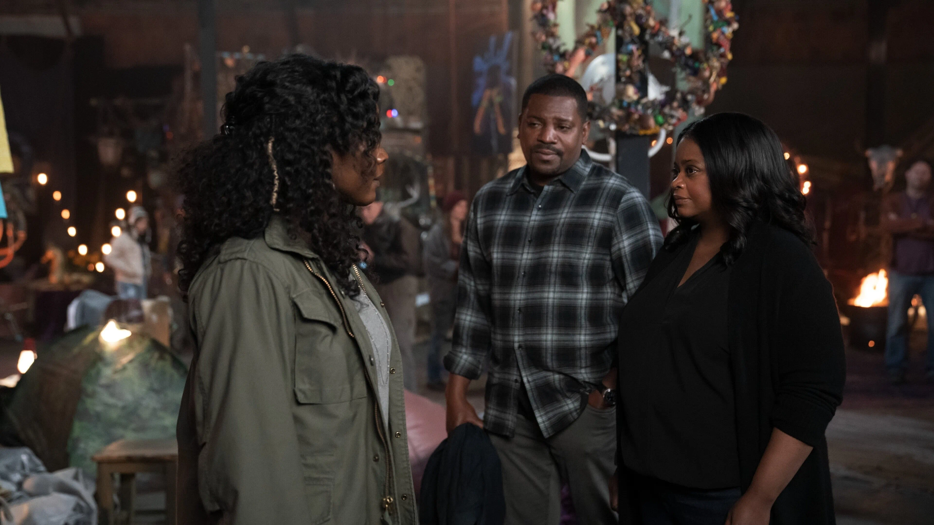 Mekhi Phifer and Octavia Spencer in Truth Be Told: Lanterman-Petris-Short (2021)