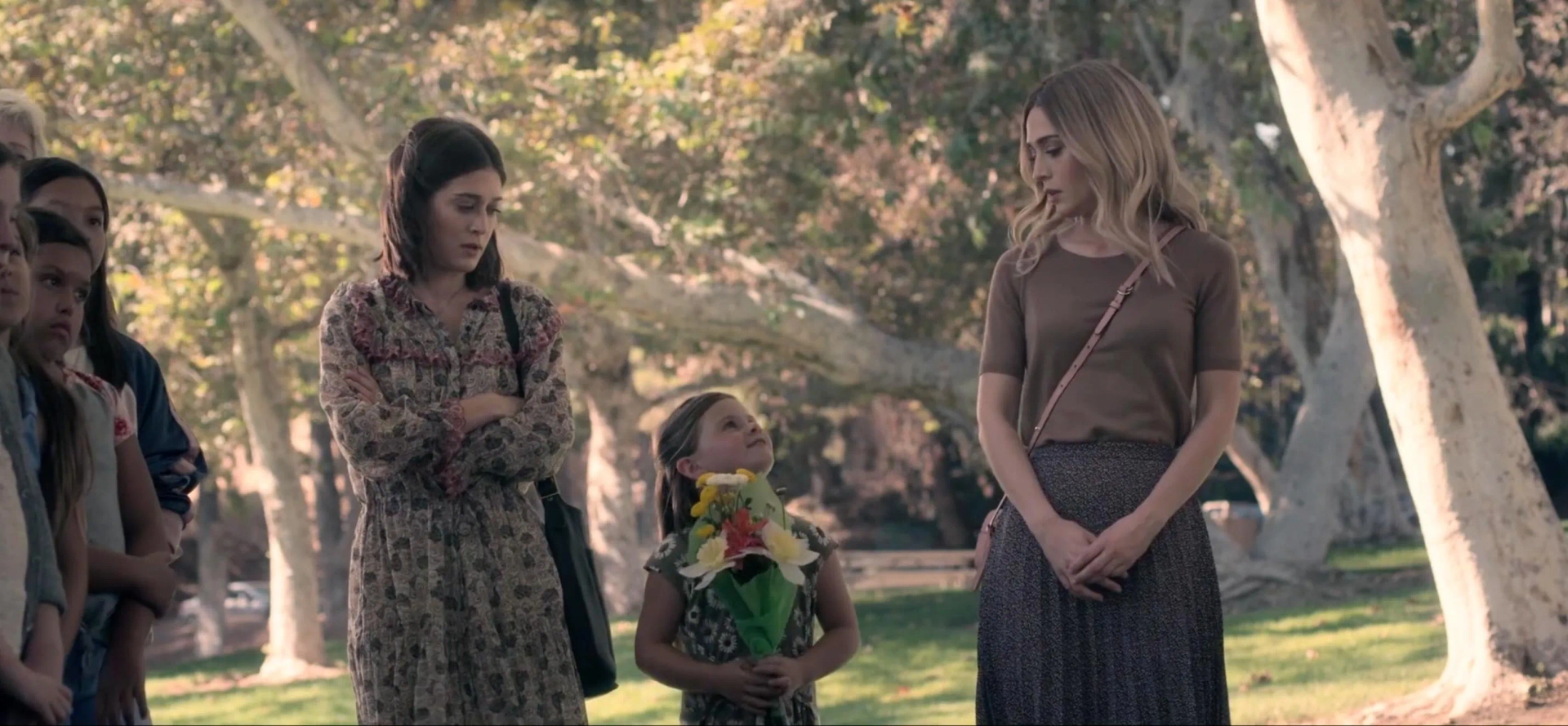 Still of Lizzy Caplan and Everleigh McDonell in Truth Be Told and Monster