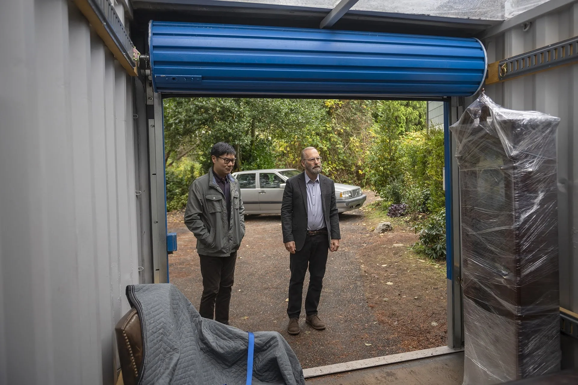 Arthur Keng and Bob Odenkirk in Episode 5, 'The Clock' - Lucky Hank