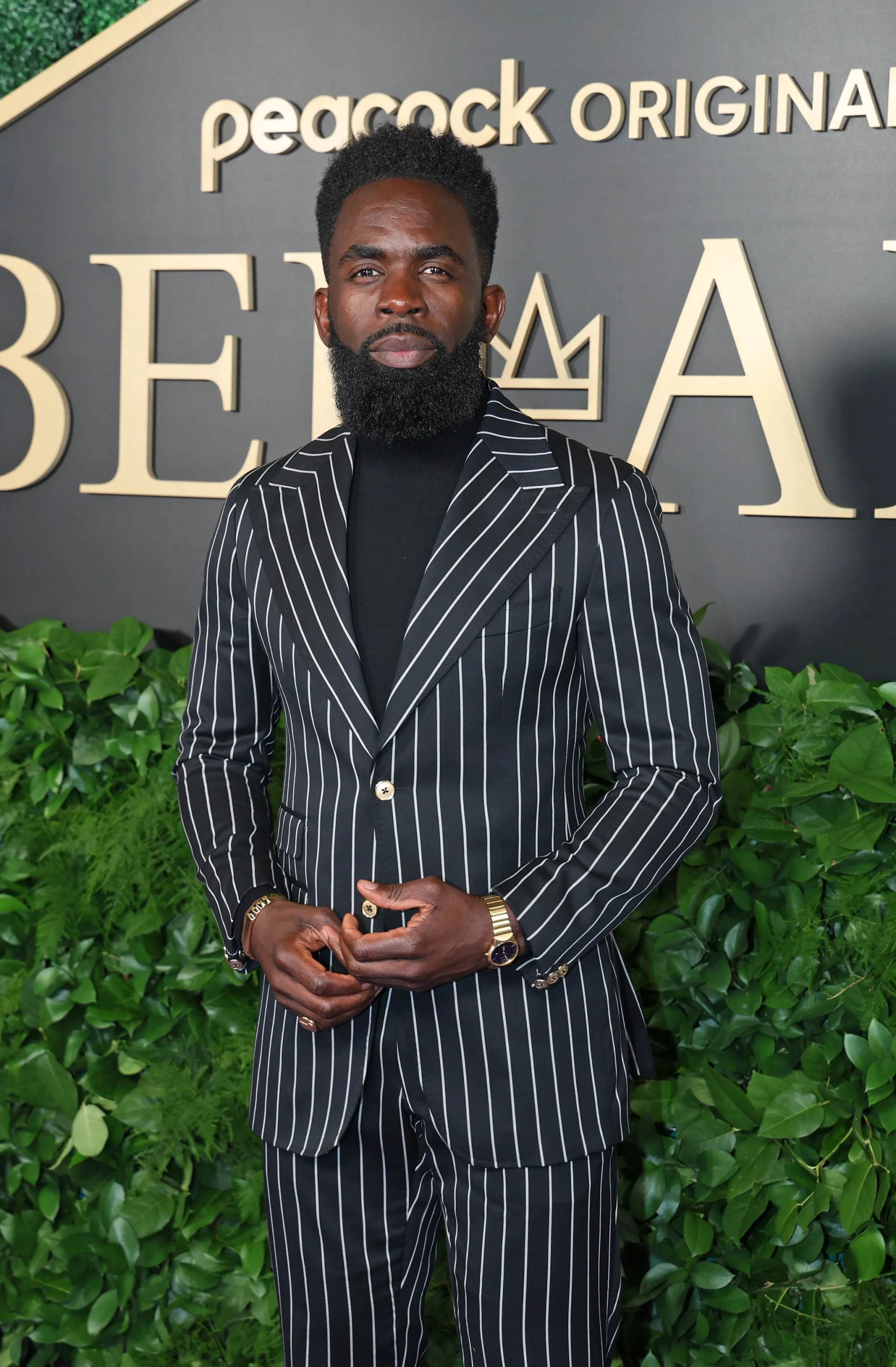 Jimmy Akingbola at an event for Bel-Air (2022)