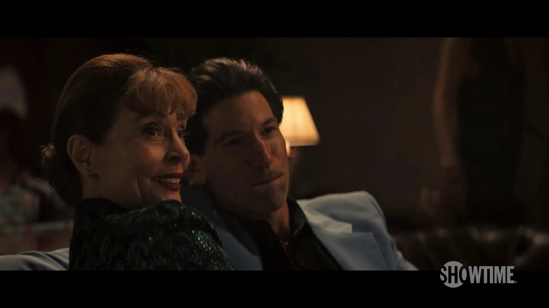 Leigh Taylor-Young and Jon Bernthal in American Gigolo (2022)