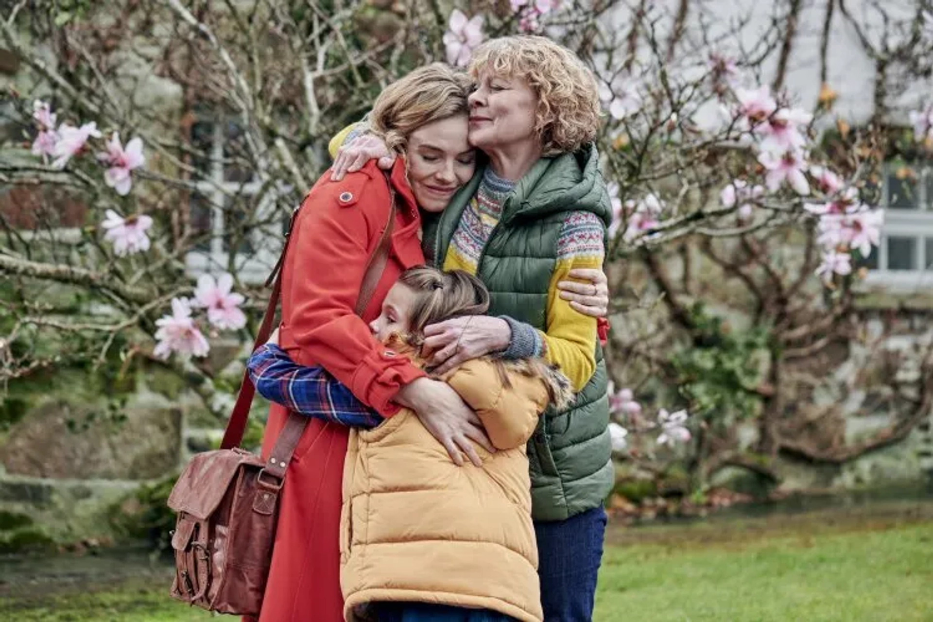 Samantha Bond, Amy Sharp, and Eloise Mumford in Presence of Love (2022)