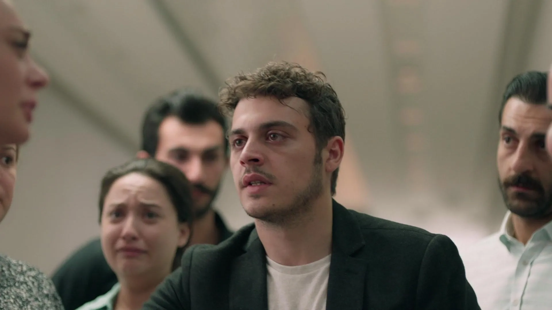Kerem Alp Kabul, Deniz Altan, and Rabia Soyturk in Veda Mektubu (2023)