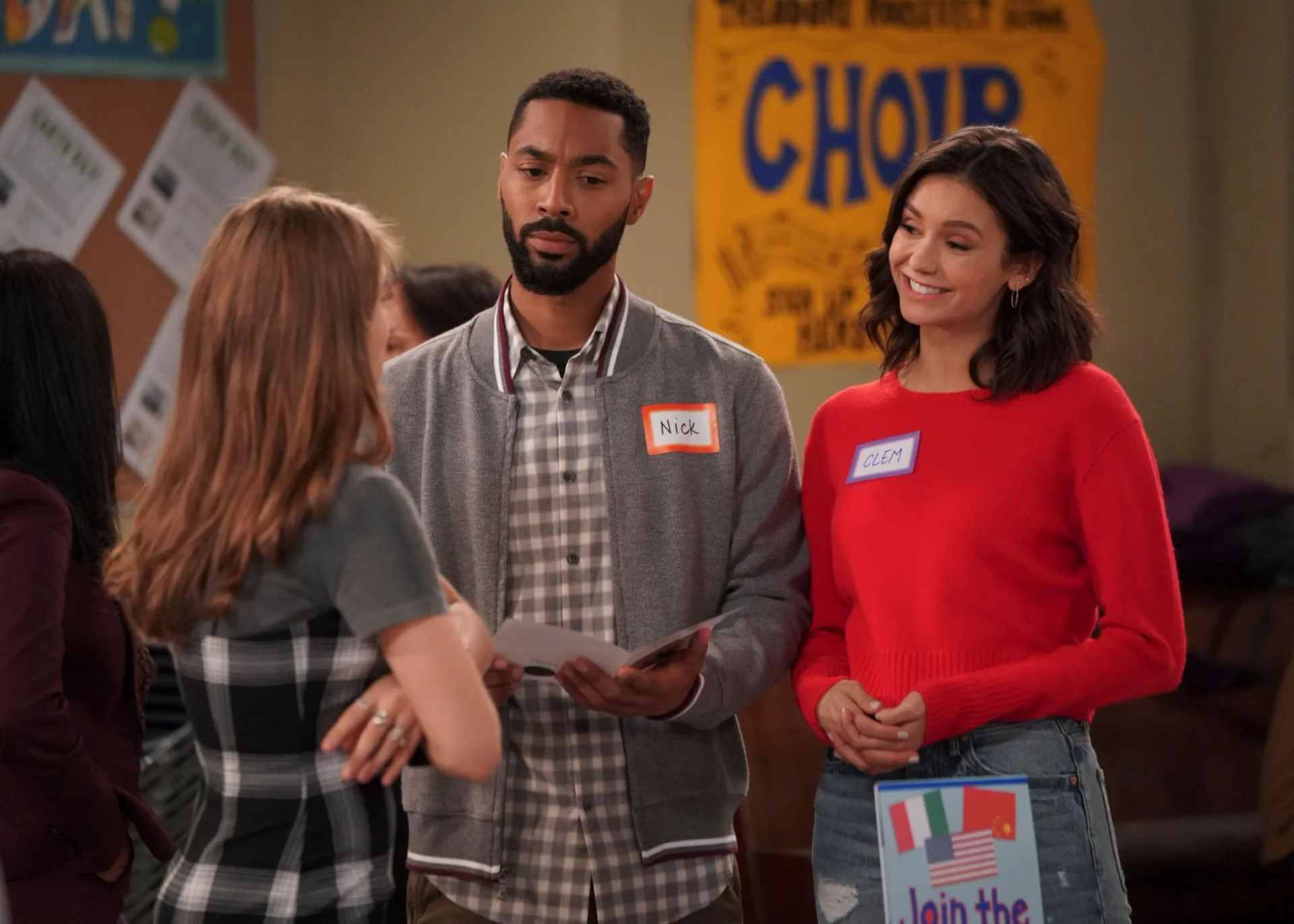 Nina Dobrev, Tone Bell, and Odessa A’zion in Fam (2019)