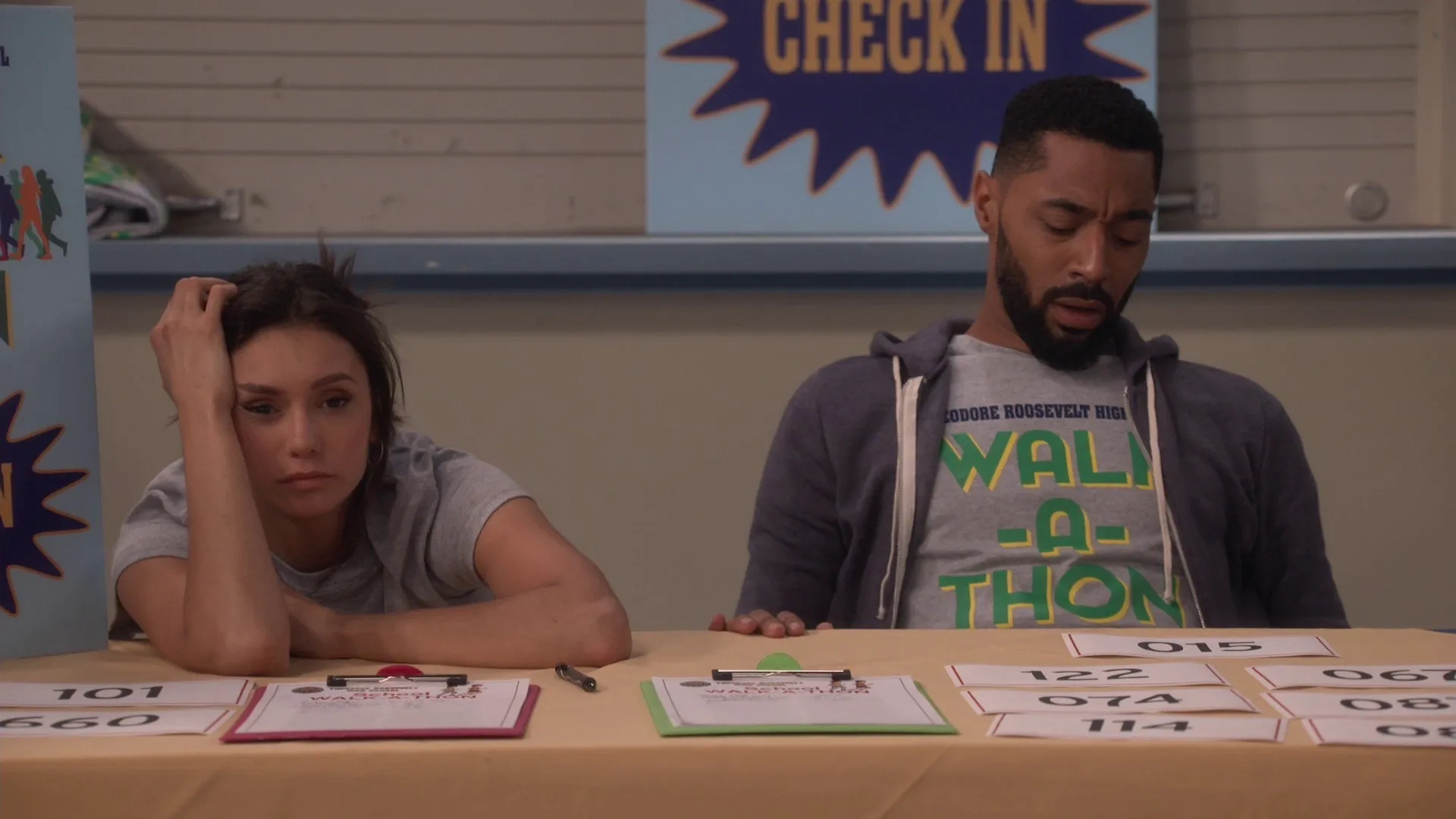 Nina Dobrev and Tone Bell in Fam (2019)