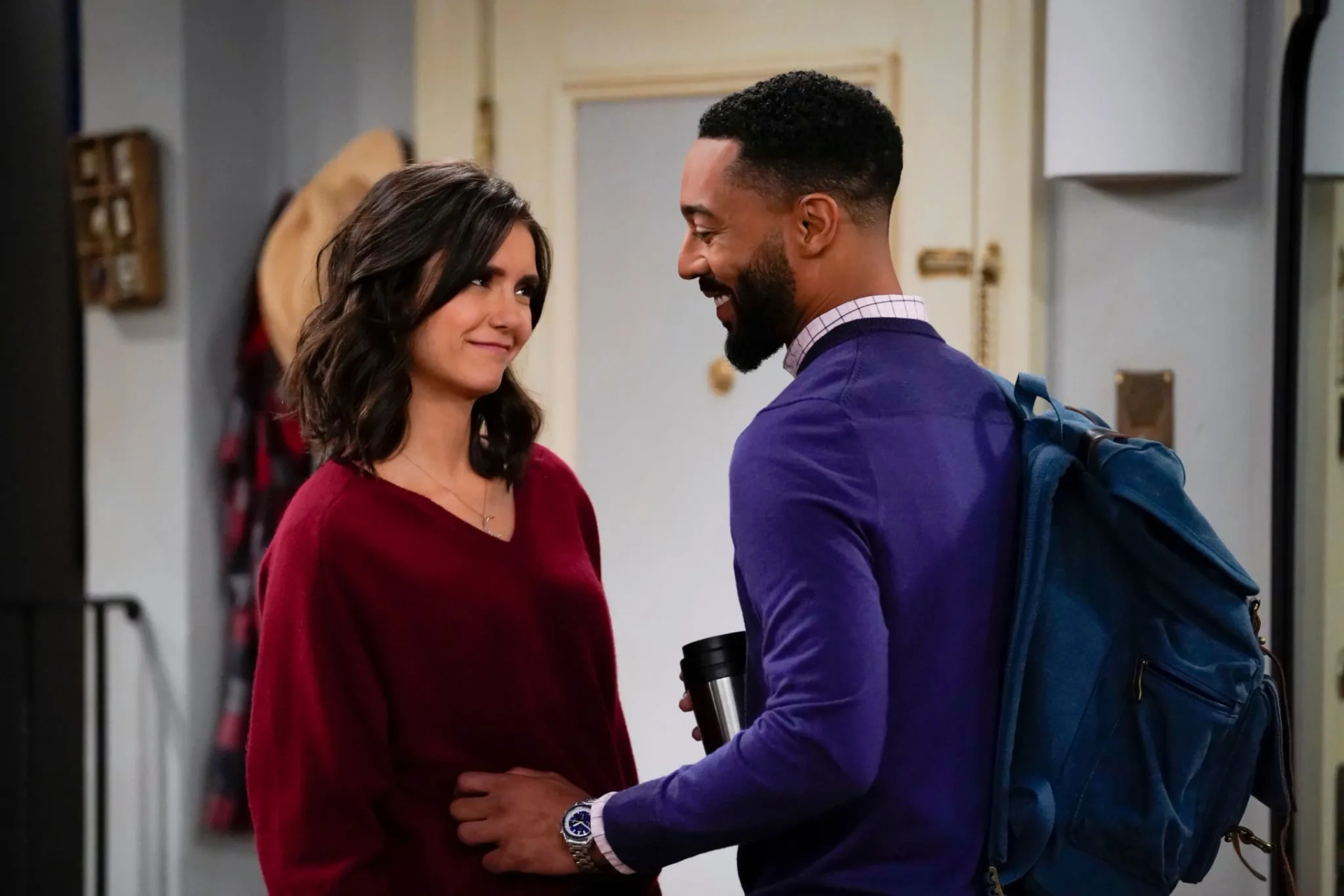 Nina Dobrev and Tone Bell in Fam (2019)