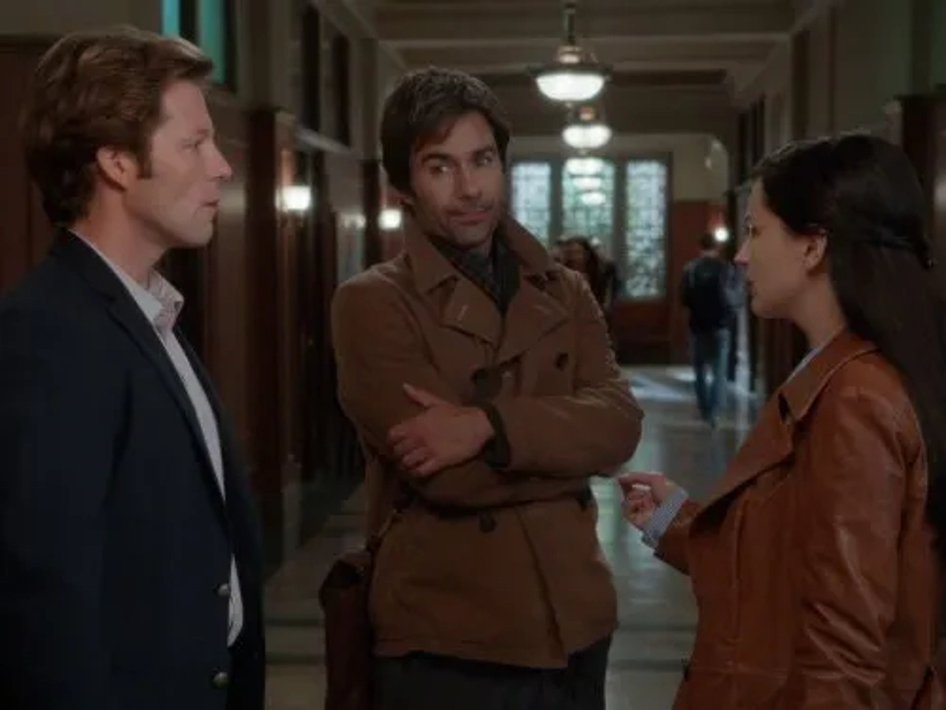 Rachael Leigh Cook, Eric McCormack, and Jamie Bamber in Perception (2012)