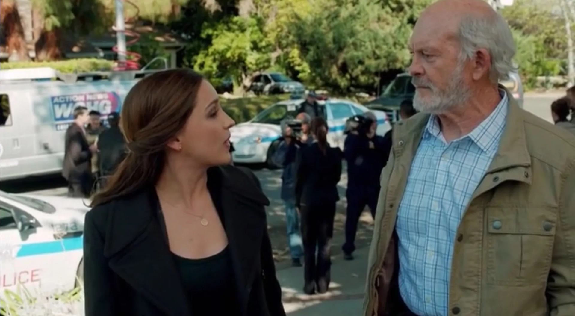 Rachael Leigh Cook and Max Gail in Perception (2012)