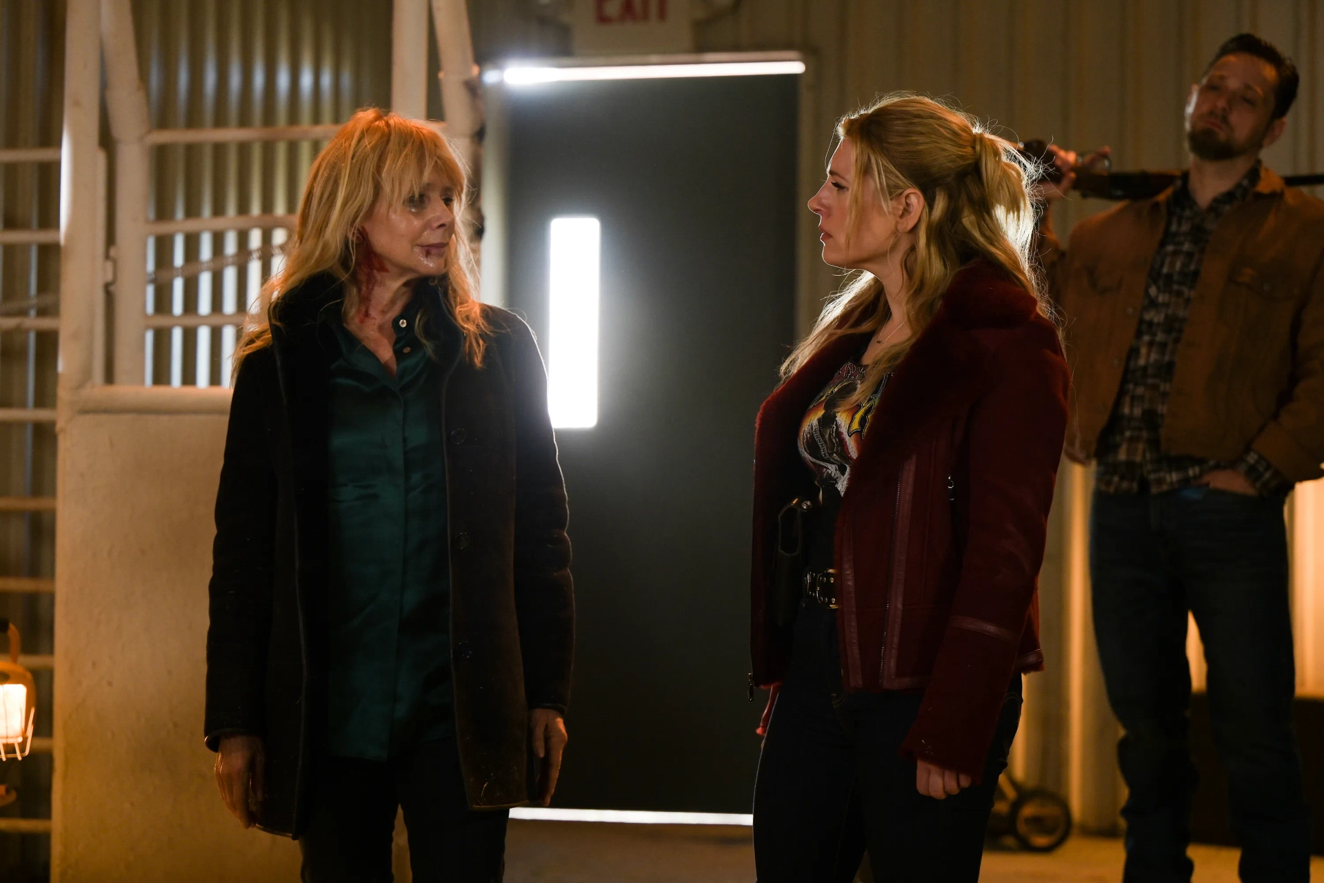 Rosanna Arquette, Katheryn Winnick, and Robbie Tann in Big Sky (2020)