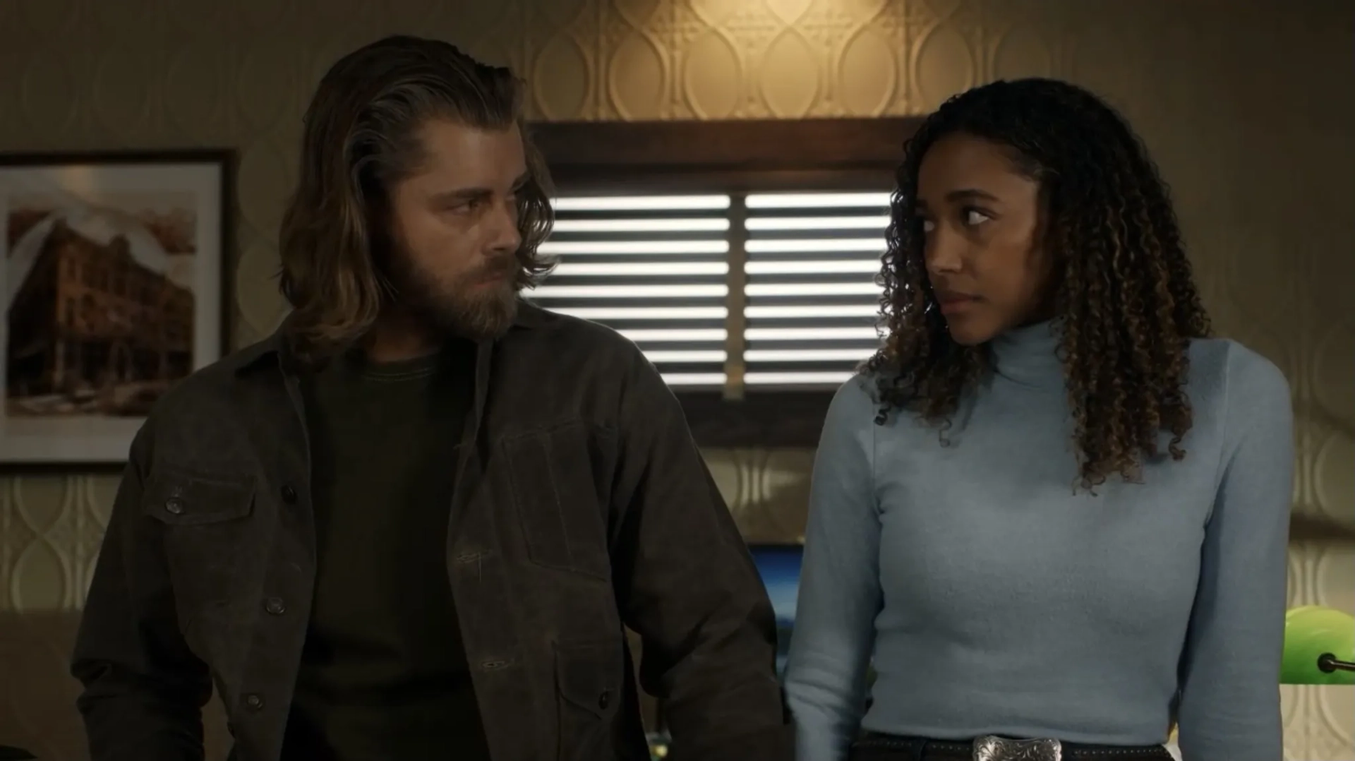 Luke Mitchell and Kylie Bunbury in Big Sky (2020)