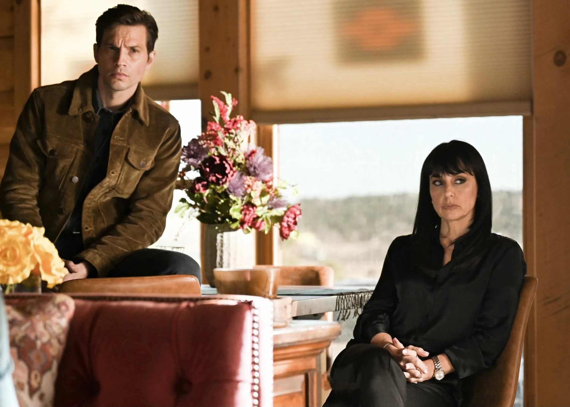 Constance Zimmer and Logan Marshall-Green in Big Sky (2020)