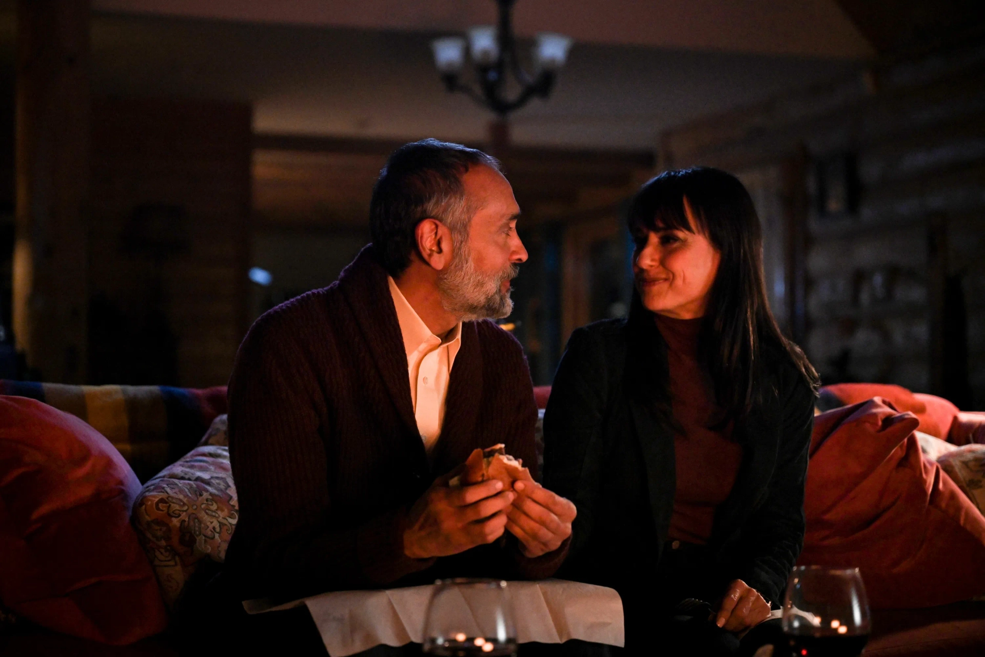 Bernard White and Constance Zimmer in Big Sky (2020)