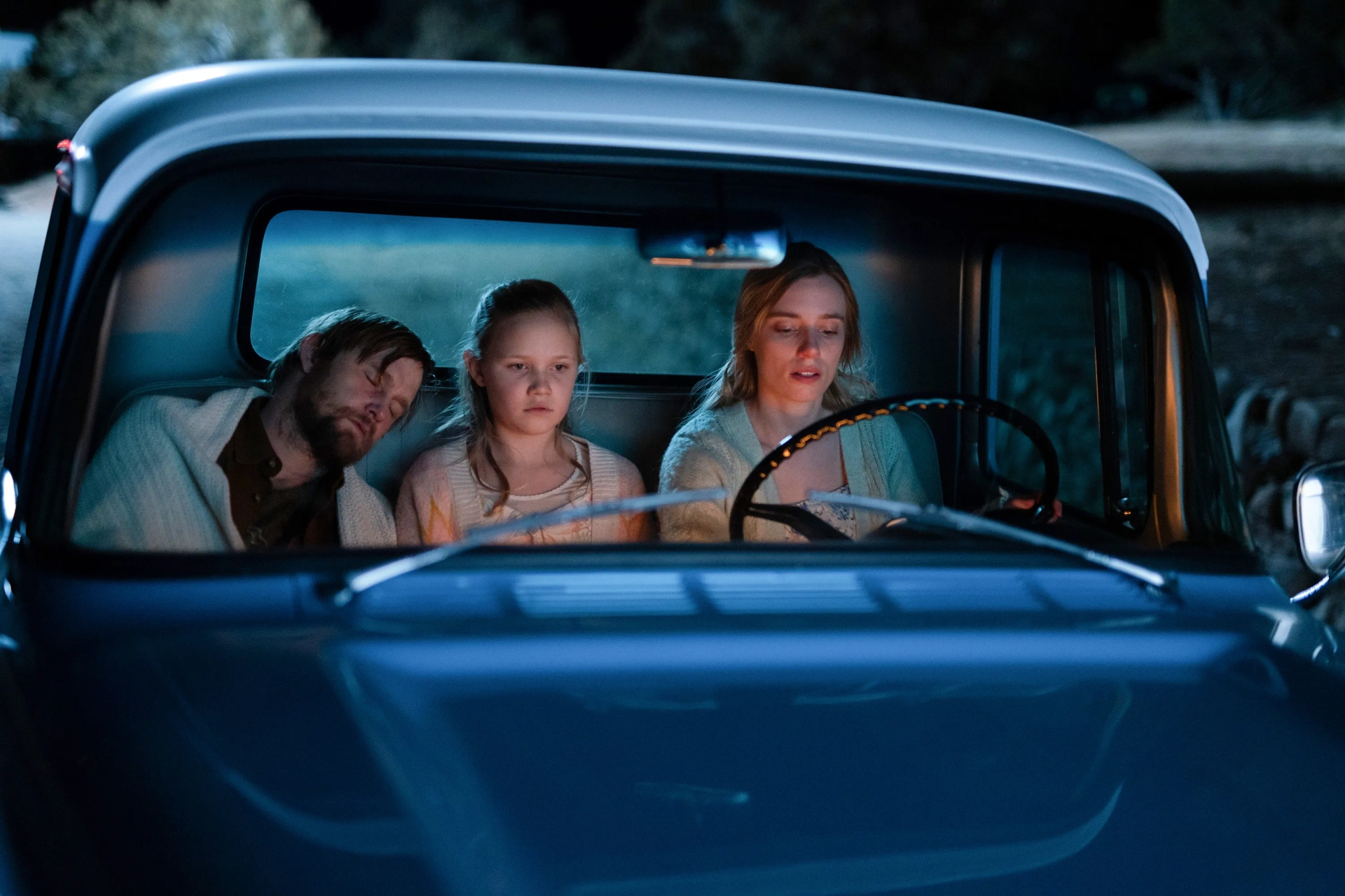 Brian Geraghty, Anja Savcic, and Zoë Noelle Baker in Big Sky (2020)