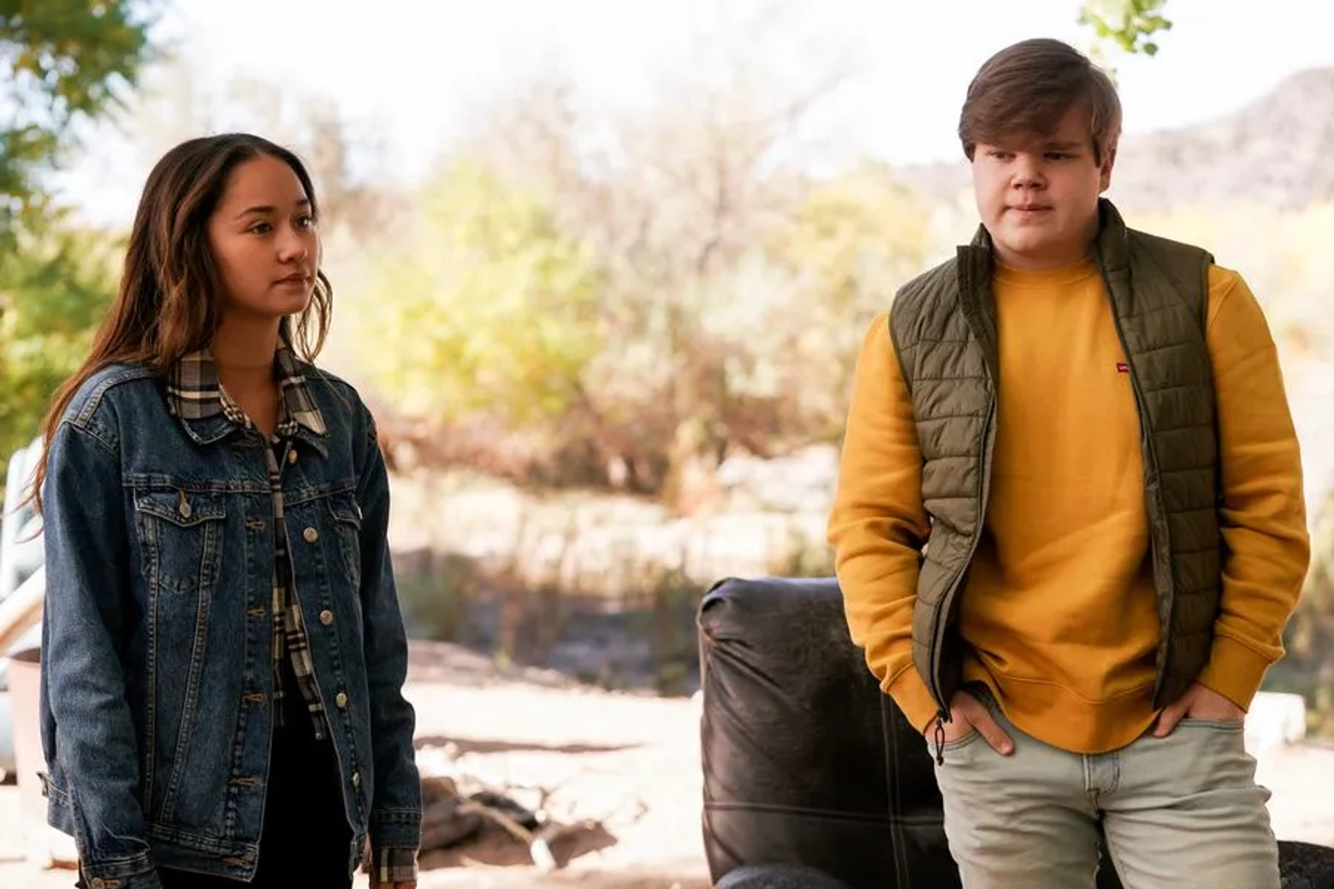 Madelyn Kientz and Jeremy Ray Taylor in Big Sky (2020)