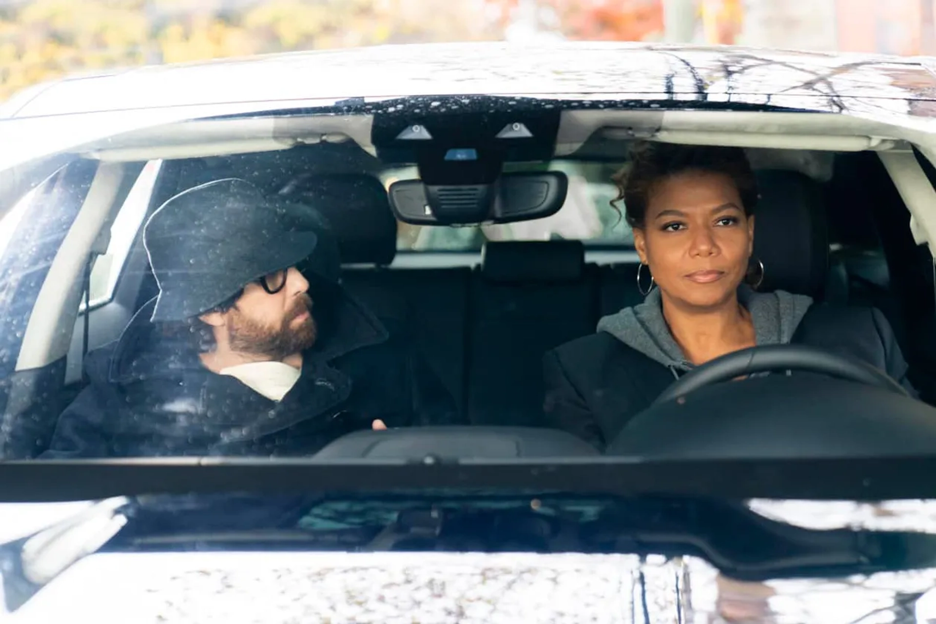 Queen Latifah and Adam Goldberg in The Equalizer (2021)