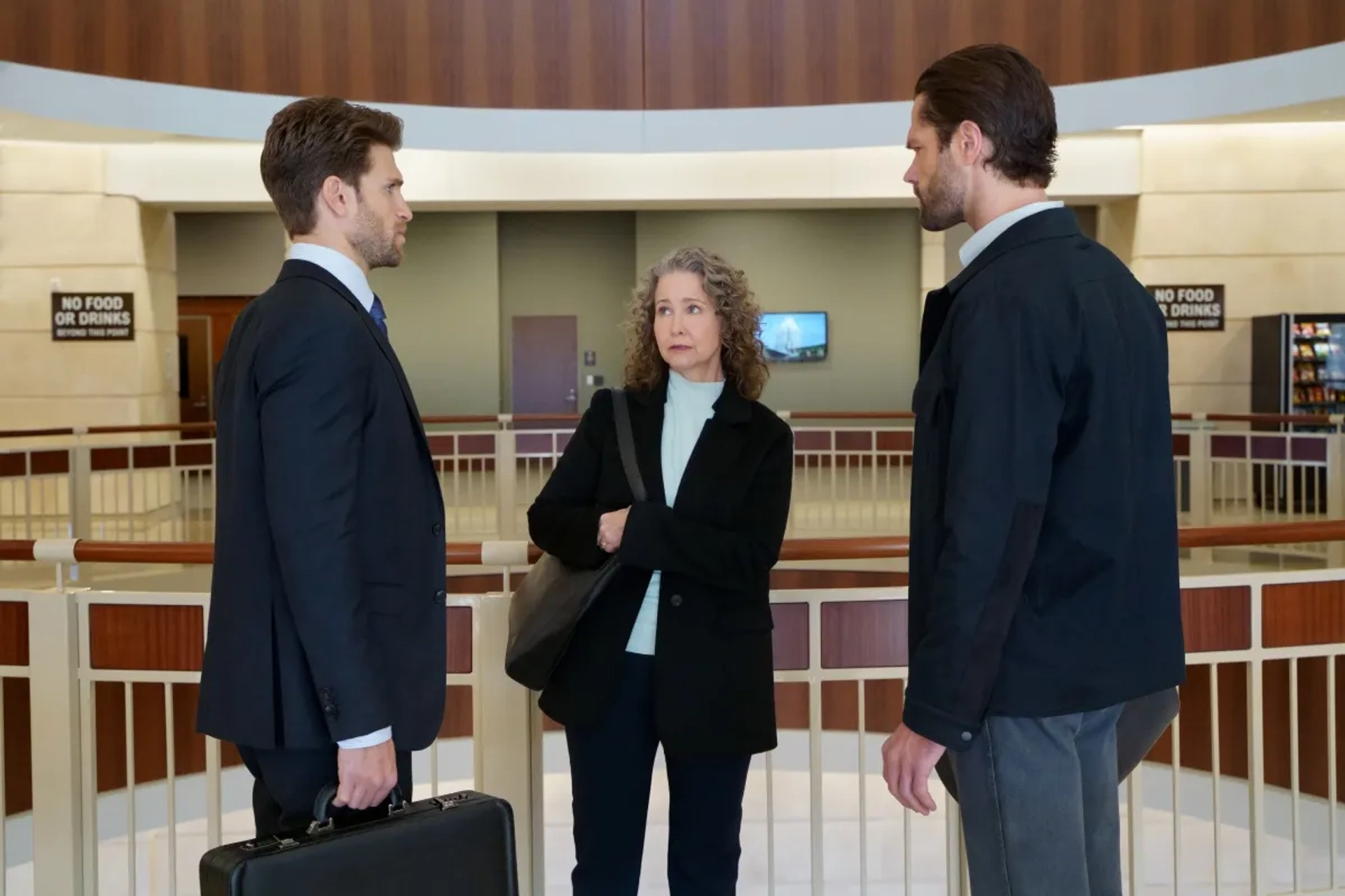 Molly Hagan, Jared Padalecki, and Keegan Allen in Walker (2021)