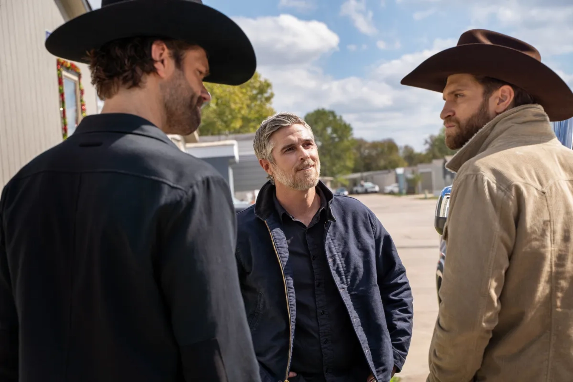 Jared Padalecki, Keegan Allen, and Dave Annable in Walker (2021)