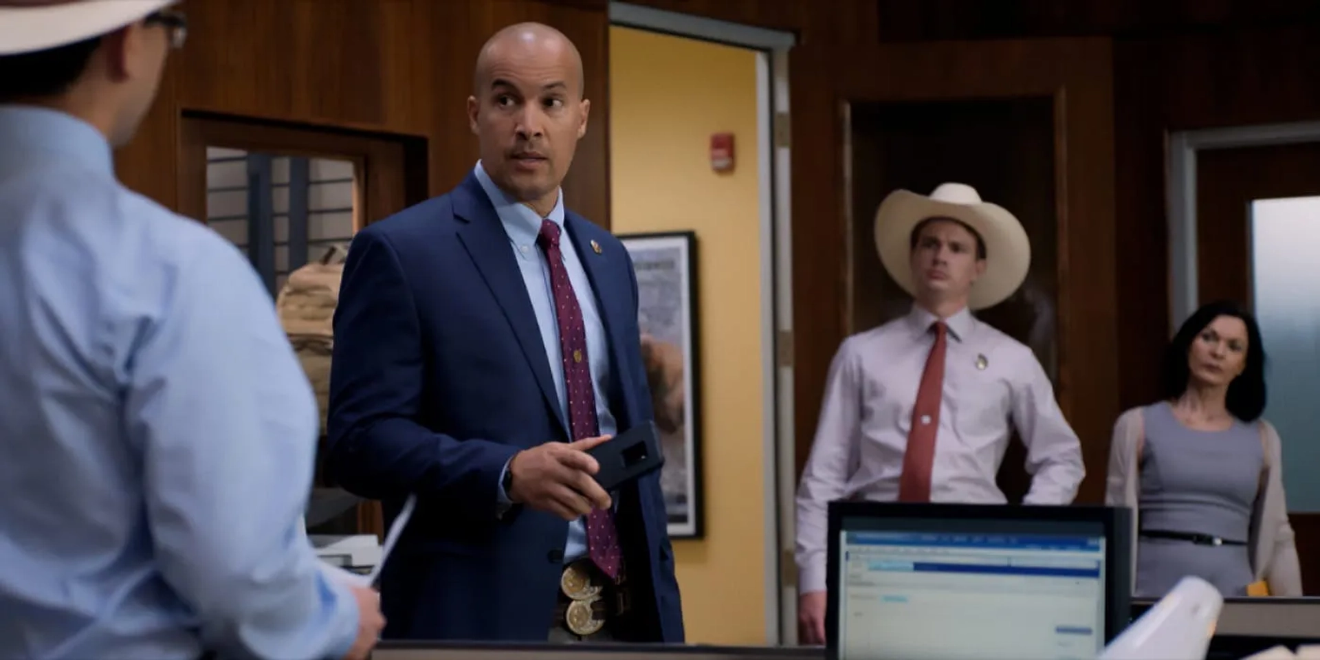 Coby Bell and Alan Klingbeil in Walker (2021)