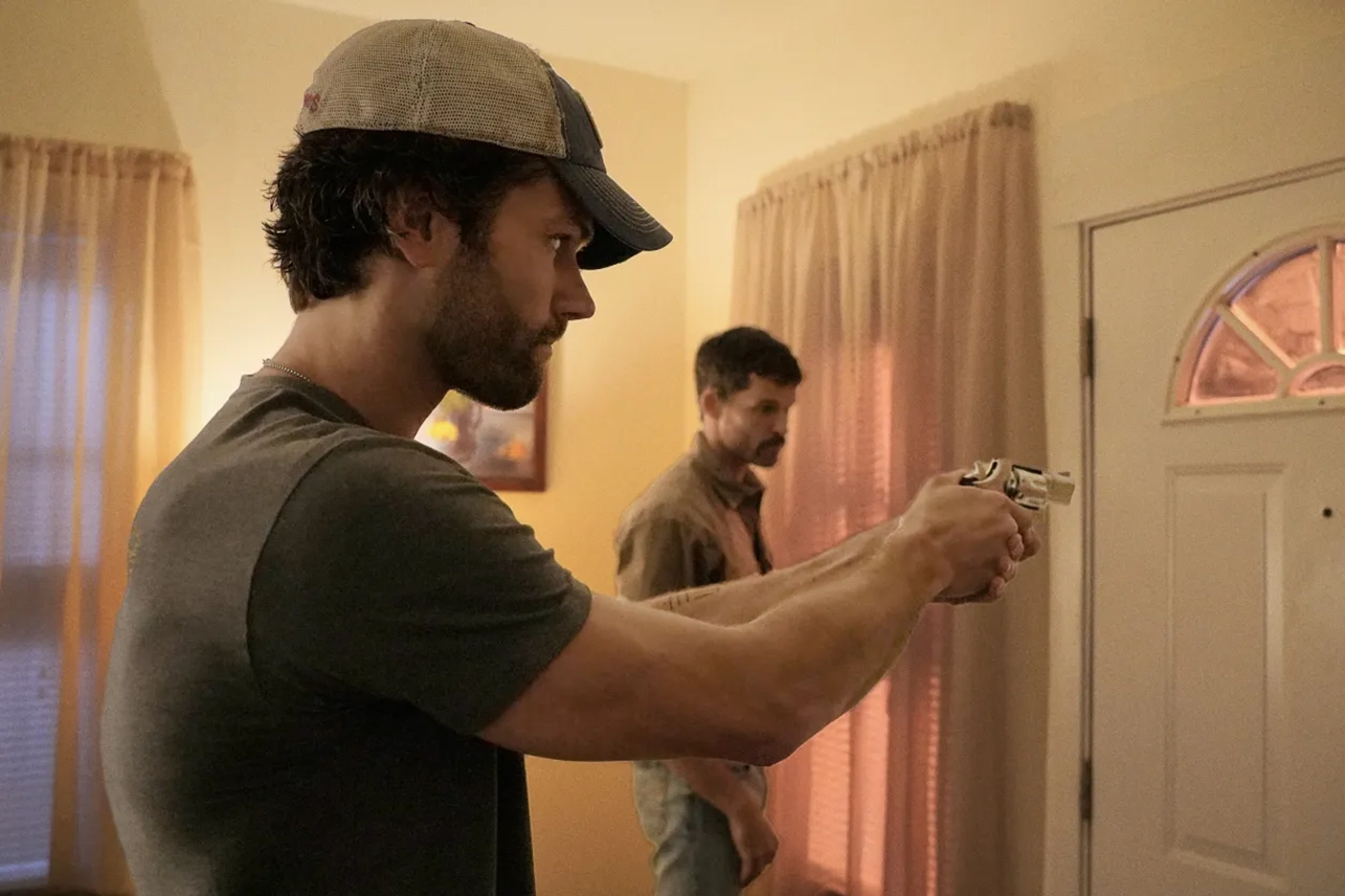 Austin Nichols and Jared Padalecki in Walker (2021)