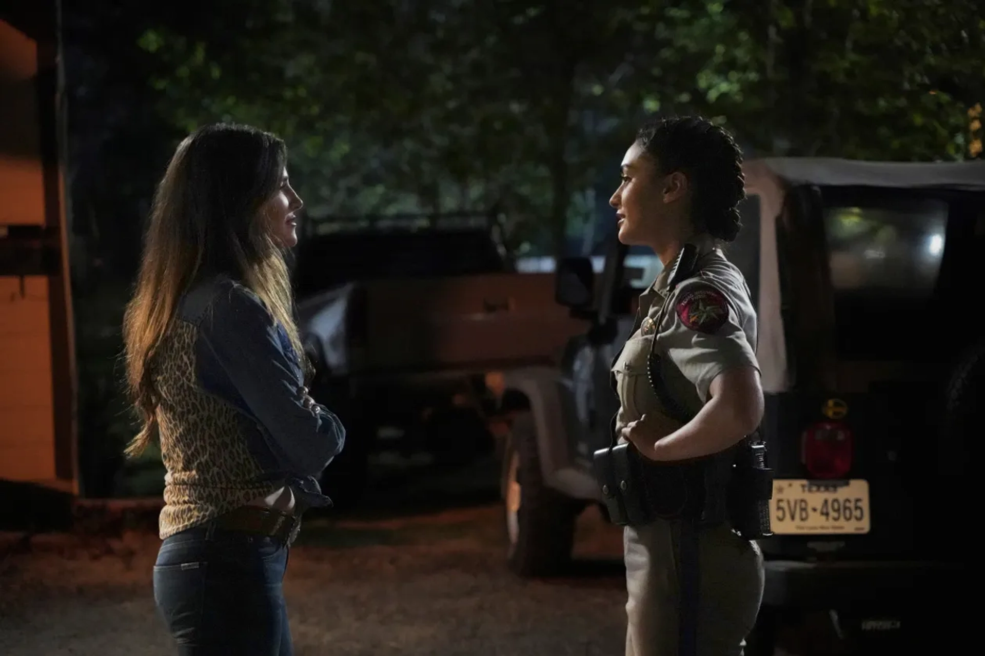 Rebekah Graf and Lindsey Morgan in Walker (2021)