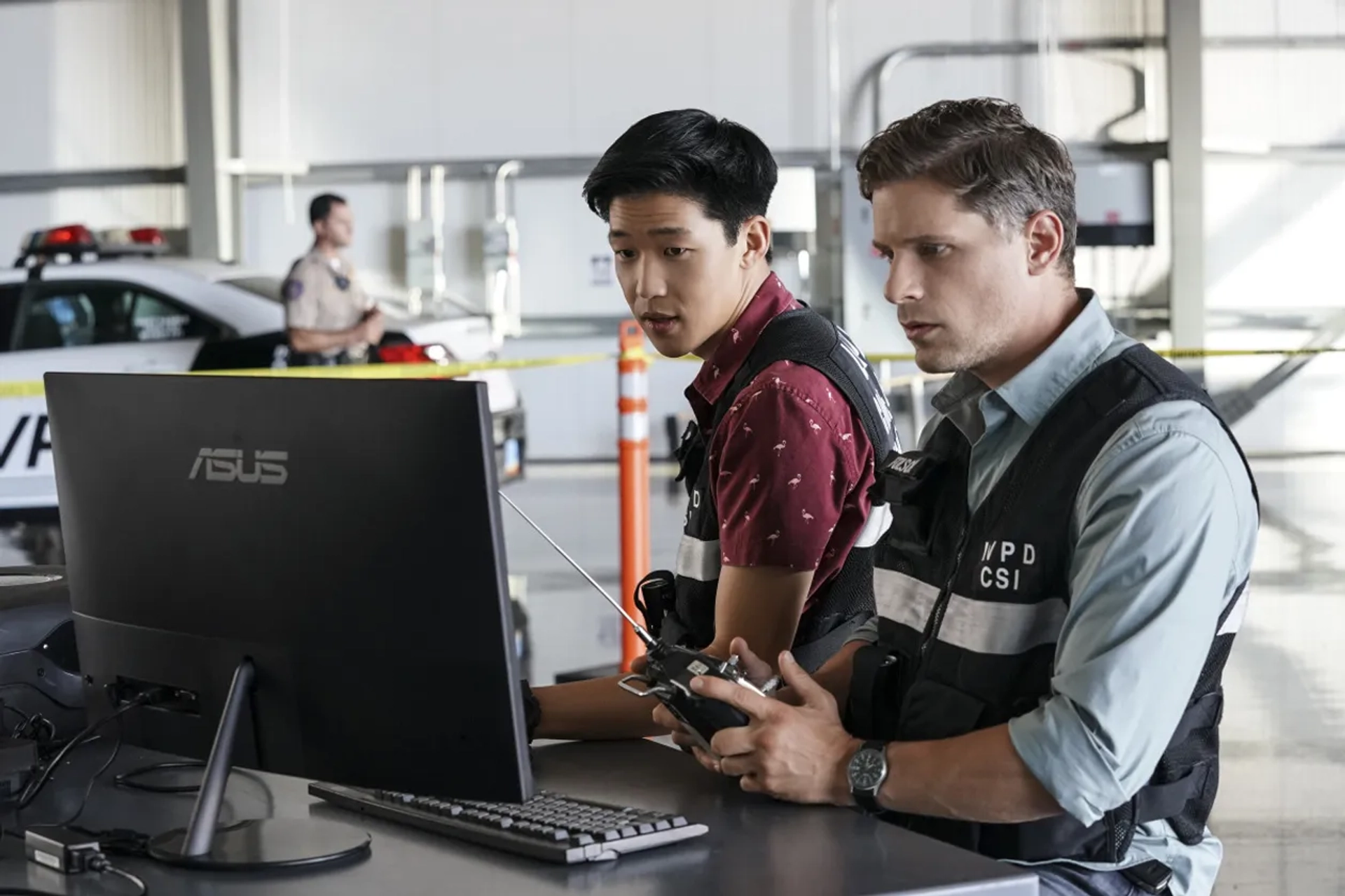 Matt Lauria and Jay Lee in CSI: Vegas (2021)