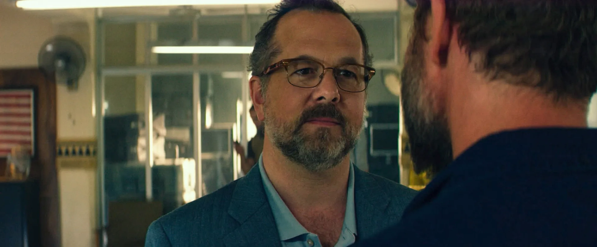 David Costabile and James Badge Dale in 13 Hours (2016)