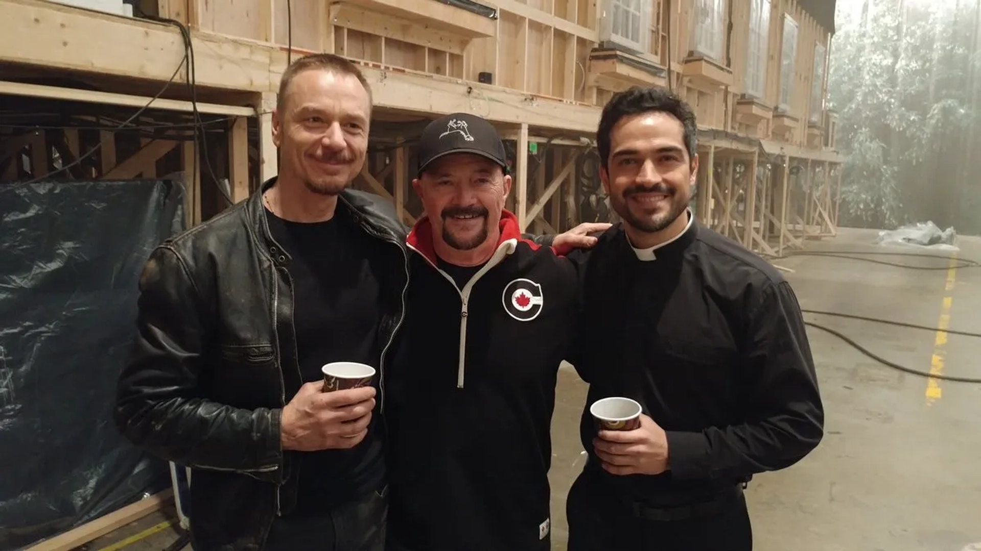 Ben Daniels and Alfonso Herrera in The Exorcist (2016)