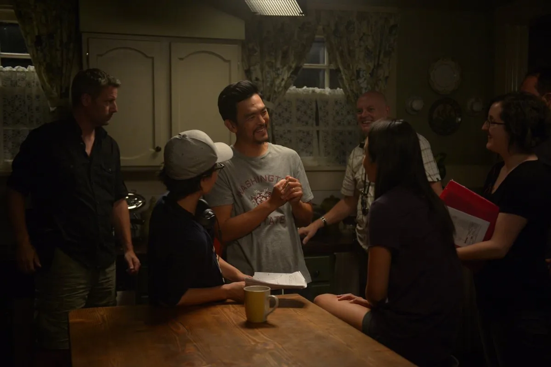 John Cho and Li Jun Li in The Exorcist (2016)