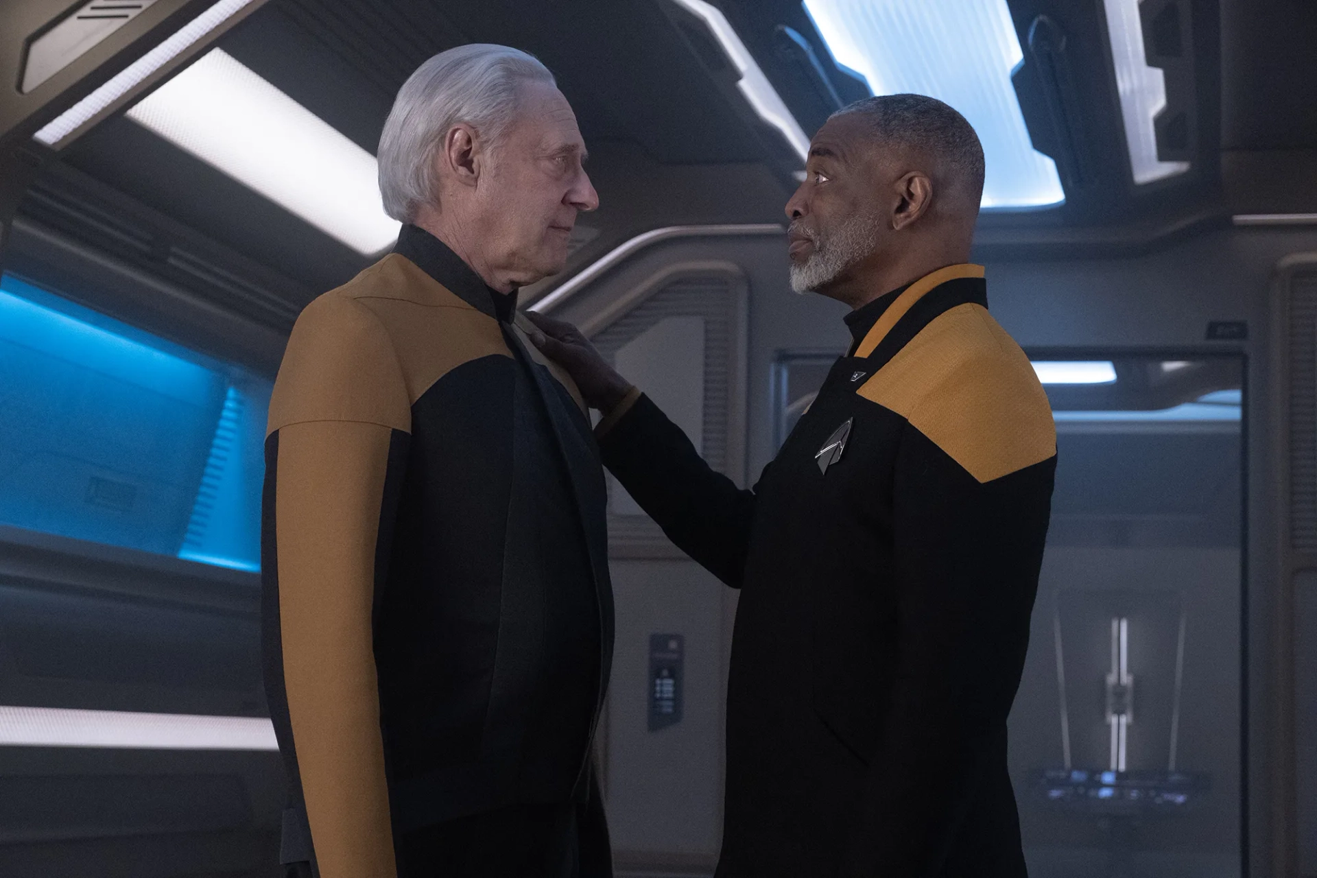 Brent Spiner and LeVar Burton in Star Trek: Picard: Surrender (2023)