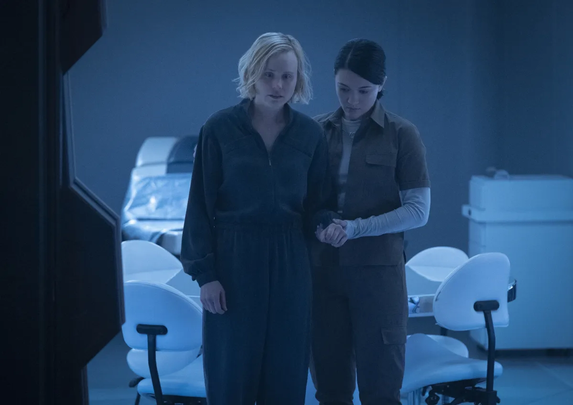 Alison Pill and Isa Briones in Star Trek: Picard (2020)