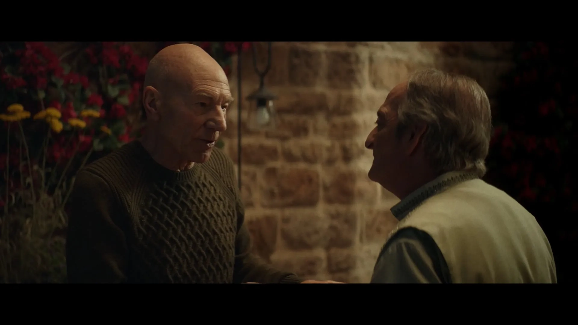 David Paymer and Patrick Stewart in Star Trek: Picard (2020)