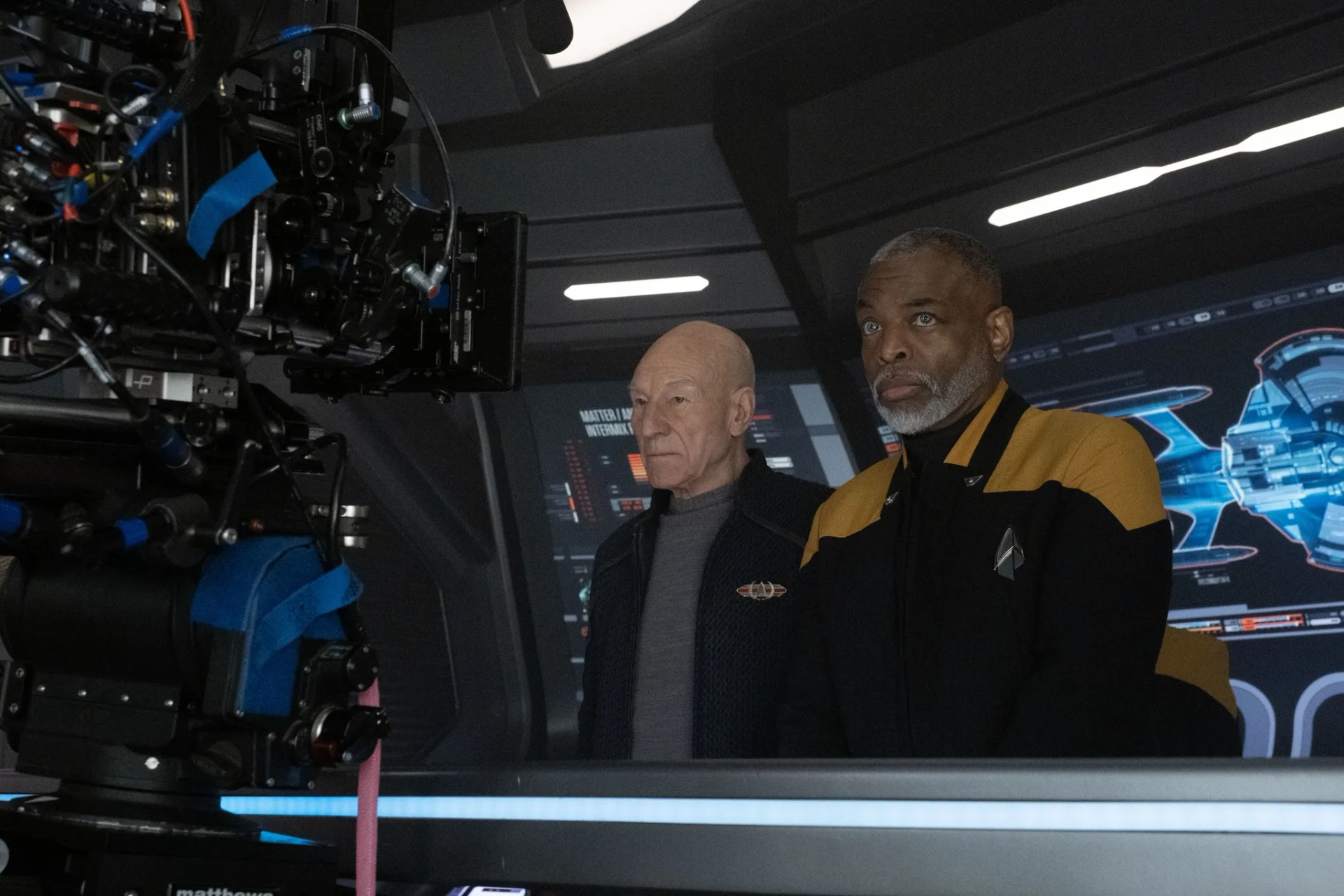 LeVar Burton and Patrick Stewart in Star Trek: Picard: Dominion (2023)