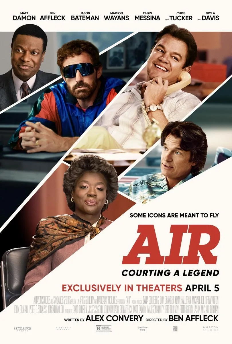 Ben Affleck, Matt Damon, Chris Tucker, Jason Bateman, and Viola Davis in Air (2023)