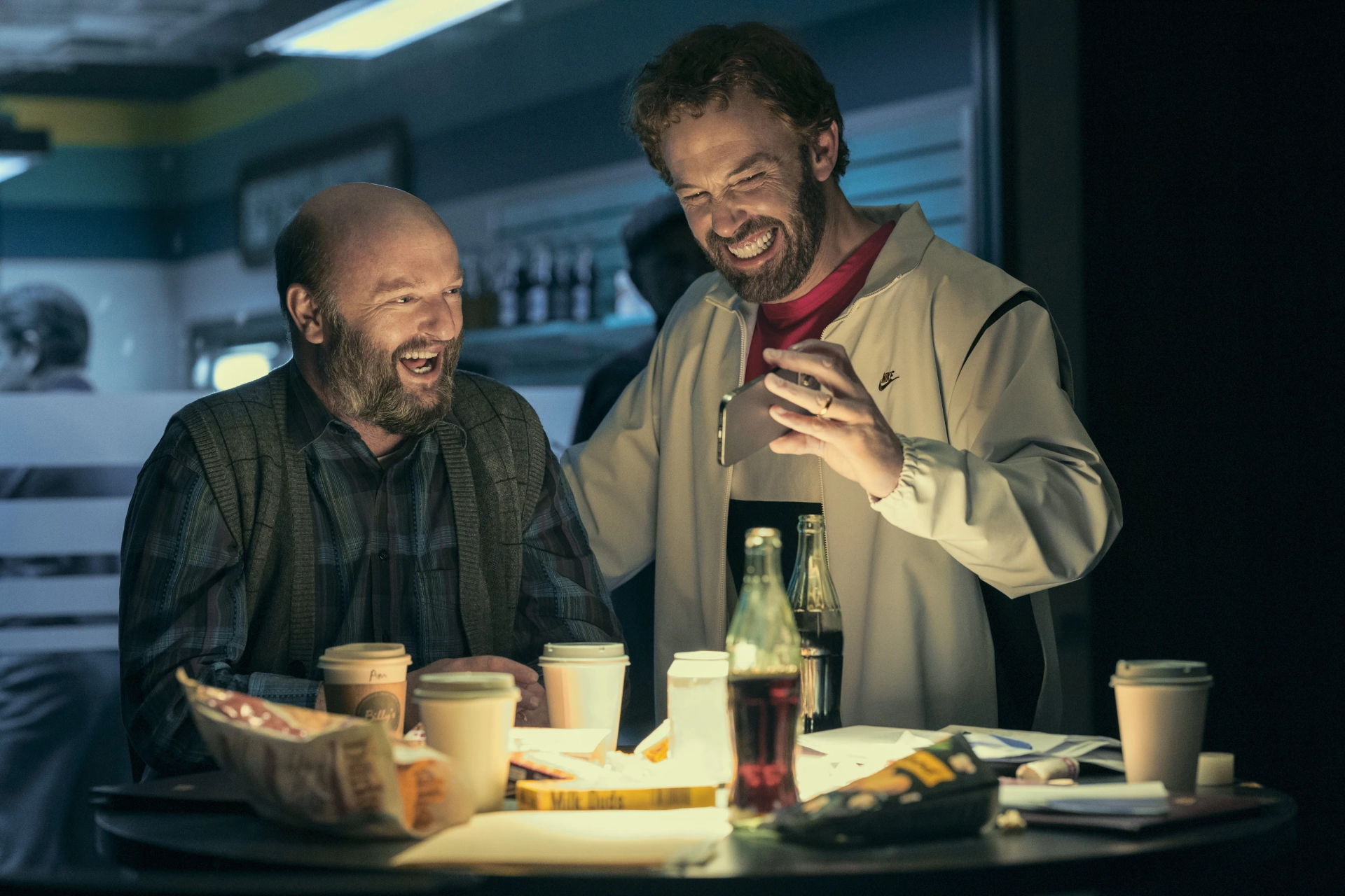 Ben Affleck and Matthew Maher in Air (2023)