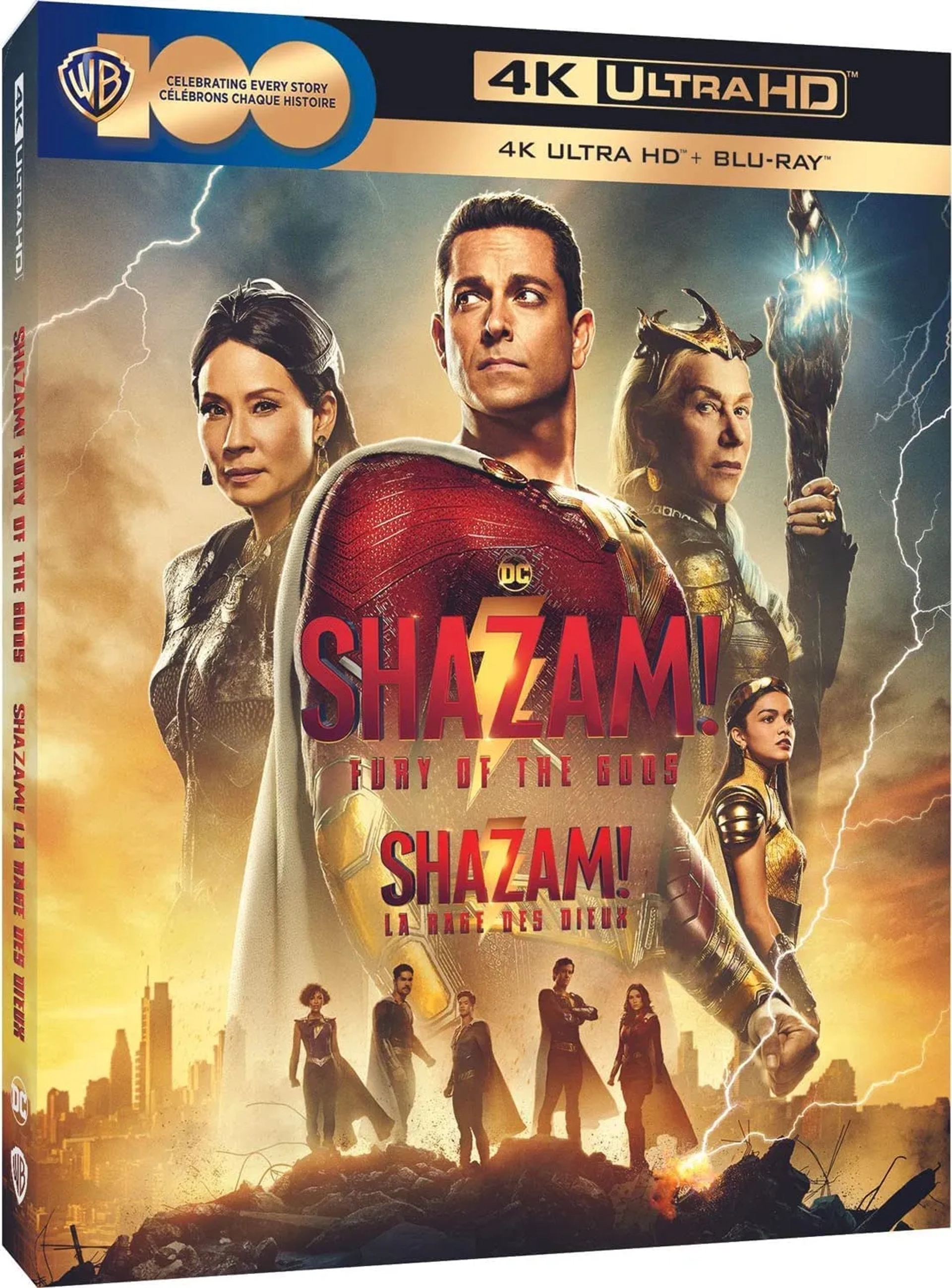 Helen Mirren, Lucy Liu, Adam Brody, Meagan Good, Rachel Zegler, Zachary Levi, D.J. Cotrona, Grace Caroline Currey, and Ross Butler in Shazam! Fury of the Gods (2023)