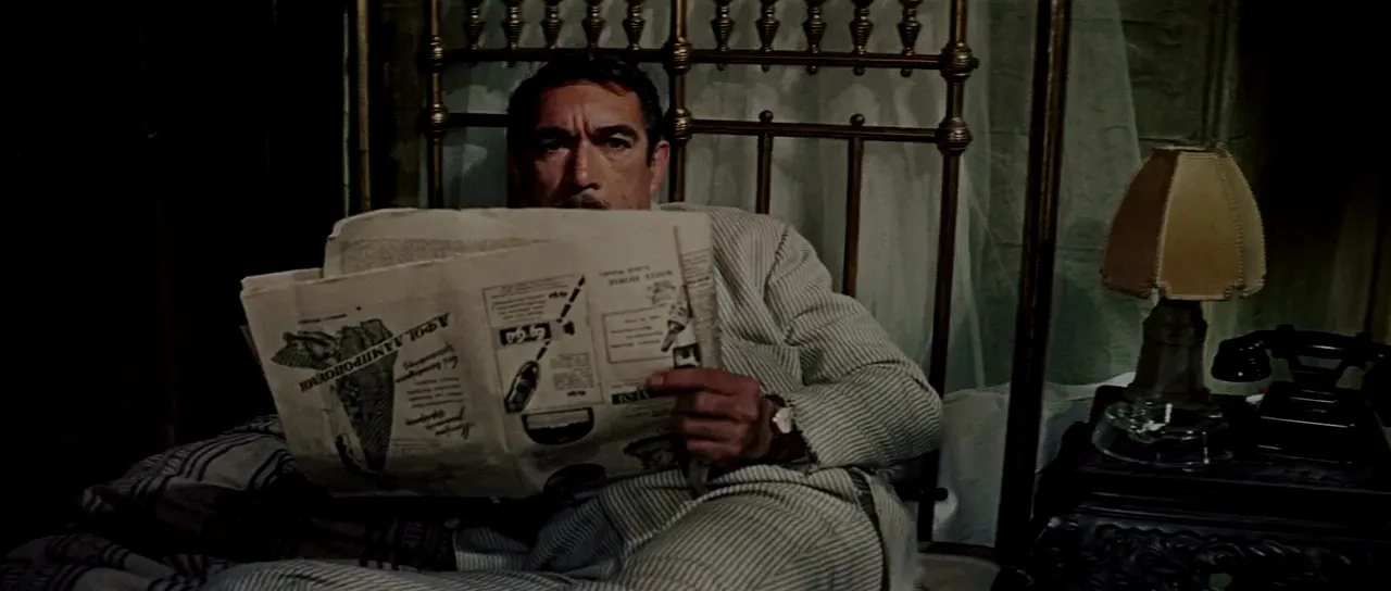 Anthony Quinn in The Guns of Navarone (1961)