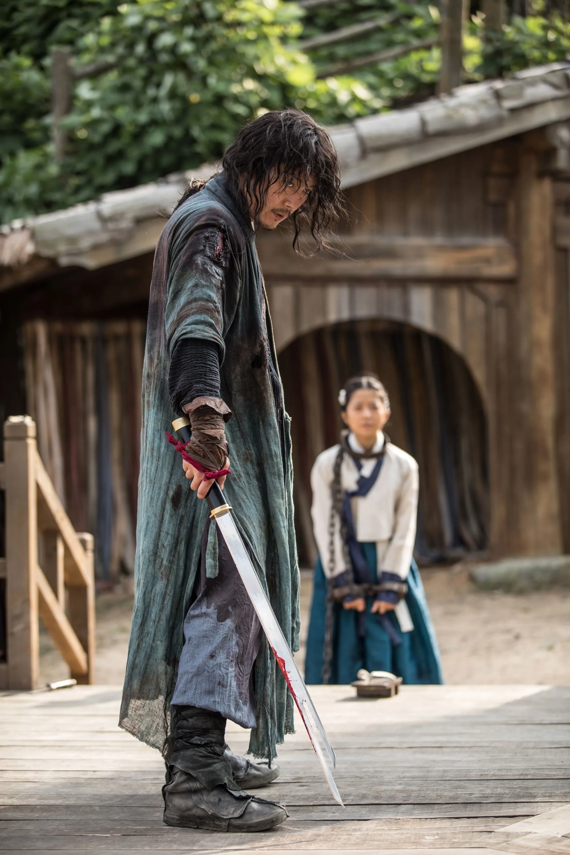 Jang Hyuk in The Swordsman (2020)