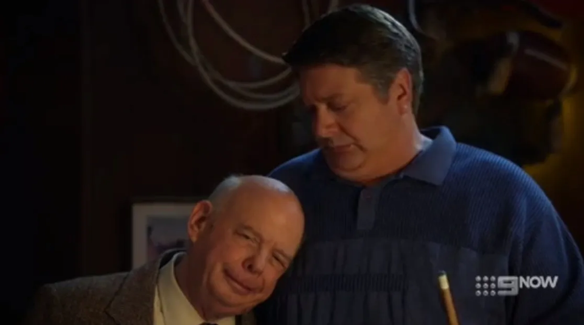 Wallace Shawn and Lance Barber in Young Sheldon: A Pineapple and the Bosom of Male Friendship (2019)