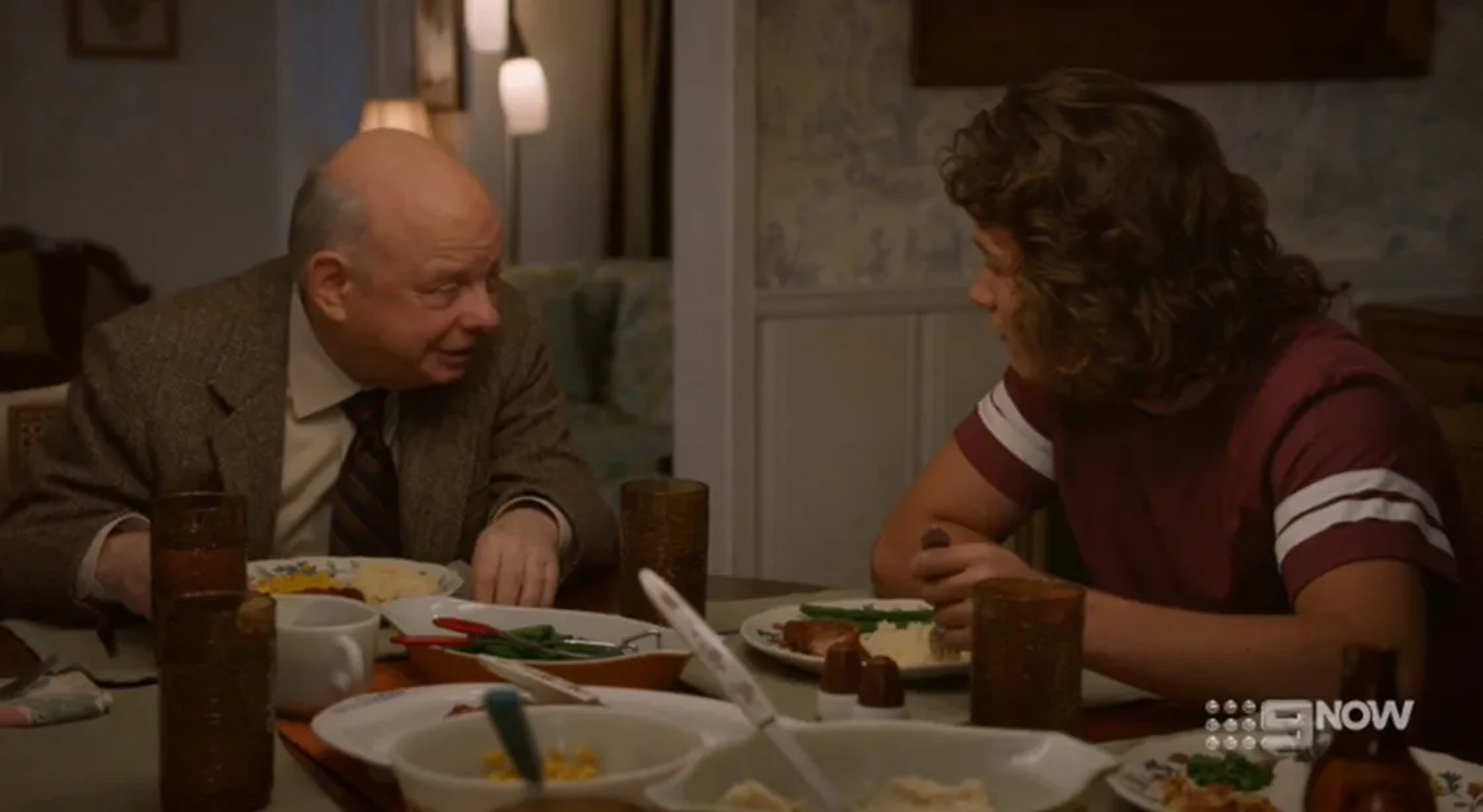 Wallace Shawn and Montana Jordan in Young Sheldon: A Pineapple and the Bosom of Male Friendship (2019)