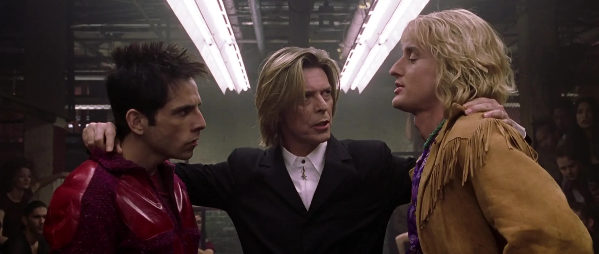 David Bowie, Ben Stiller, and Owen Wilson in Zoolander (2001)