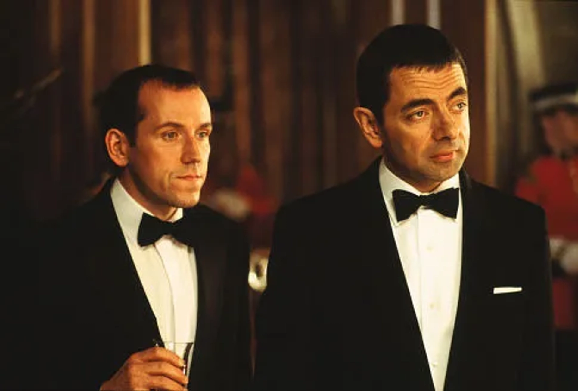 Rowan Atkinson and Ben Miller in Johnny English (2003)