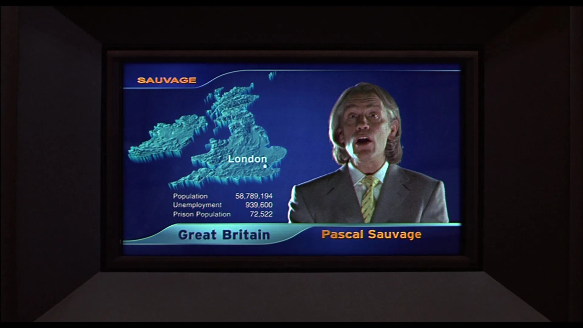 John Malkovich in Johnny English (2003)