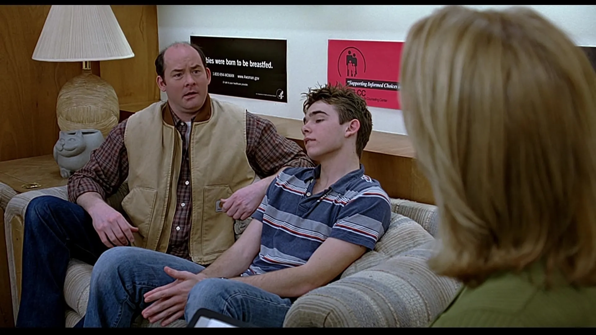 David Koechner and Nick Lashaway in The 40-Year-Old Virgin (2005)