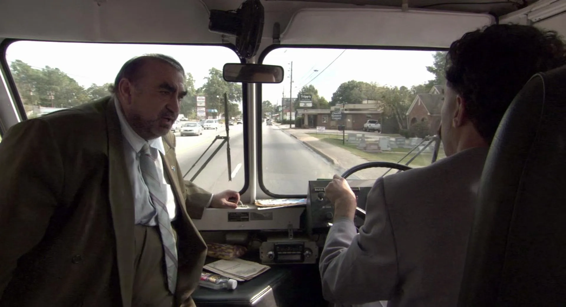 Sacha Baron Cohen and Ken Davitian in Borat (2006)