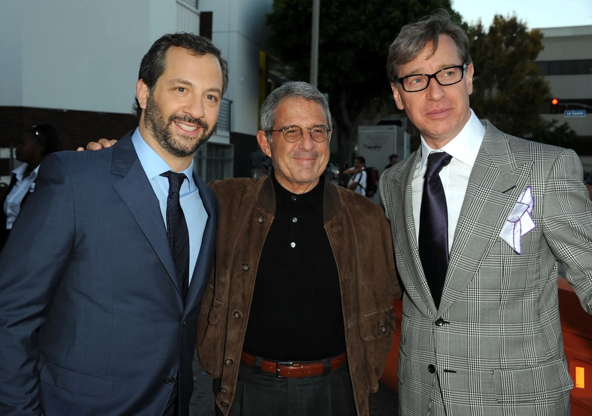 Ron Meyer, Judd Apatow, and Paul Feig at an event for Bridesmaids (2011)