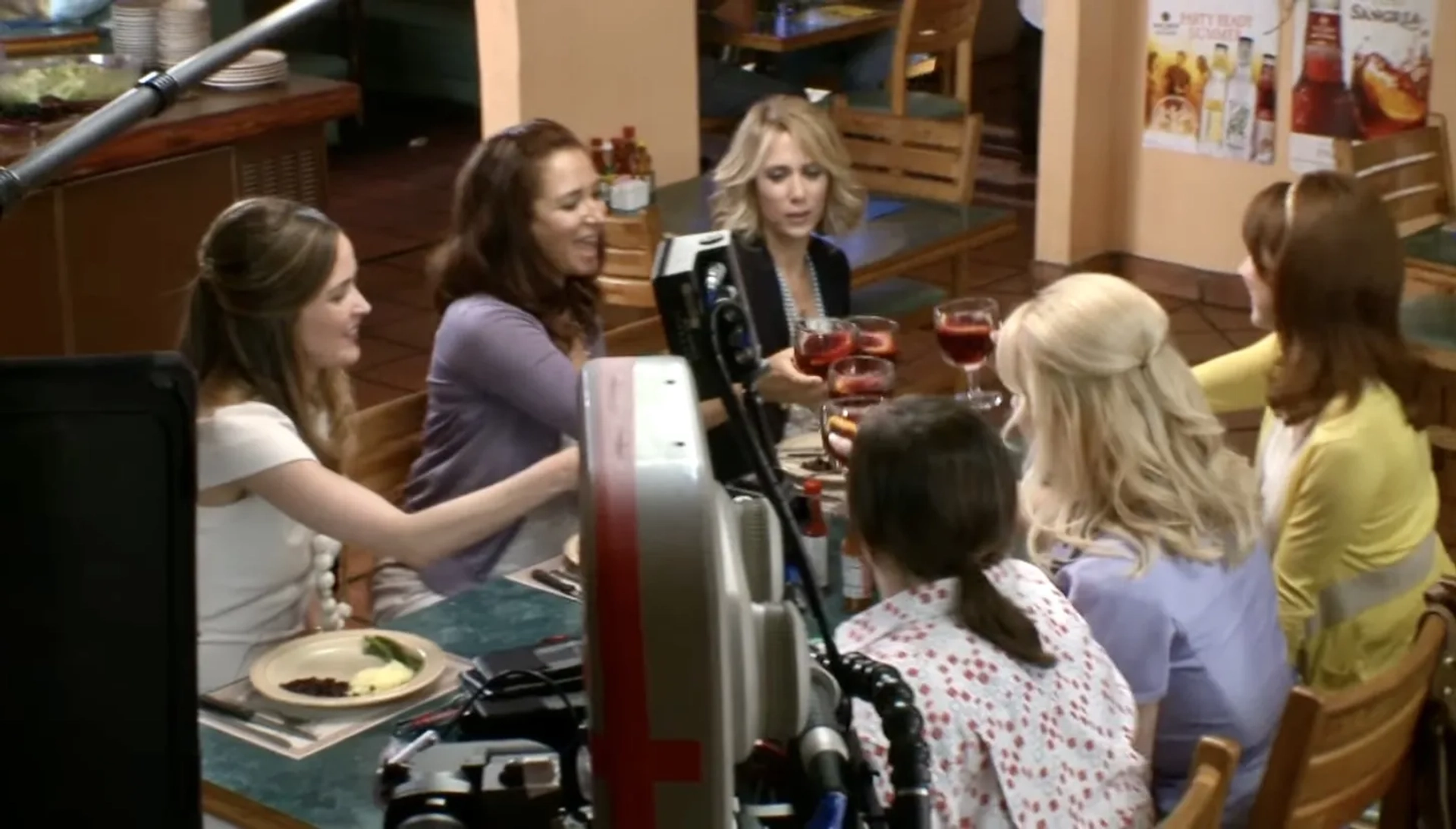 Rose Byrne, Melissa McCarthy, Maya Rudolph, Wendi McLendon-Covey, Kristen Wiig, and Ellie Kemper in Bridesmaids (2011)