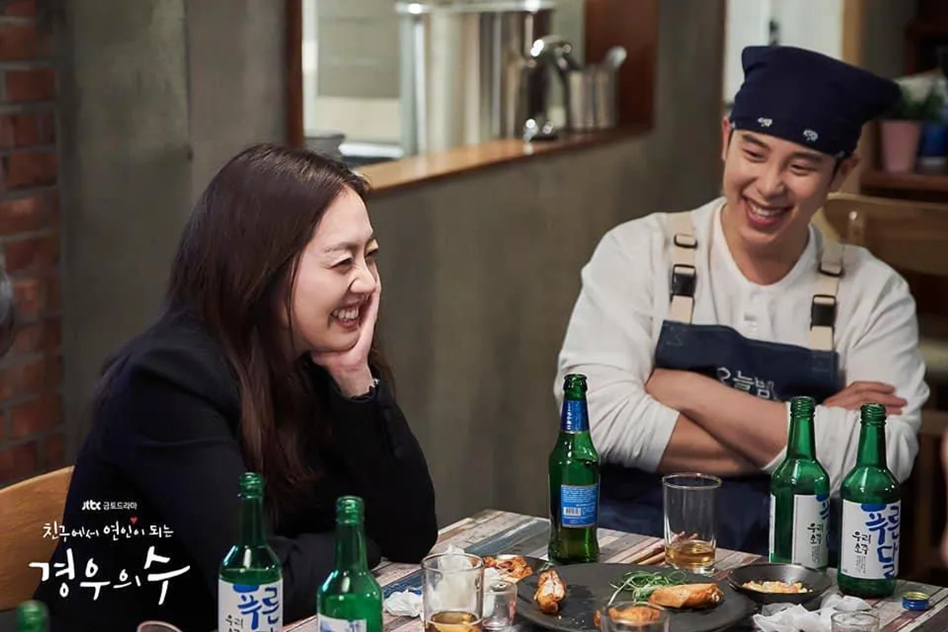 Ji-Hoon Pyo and Baek Soo-min in More Than Friends (2020)