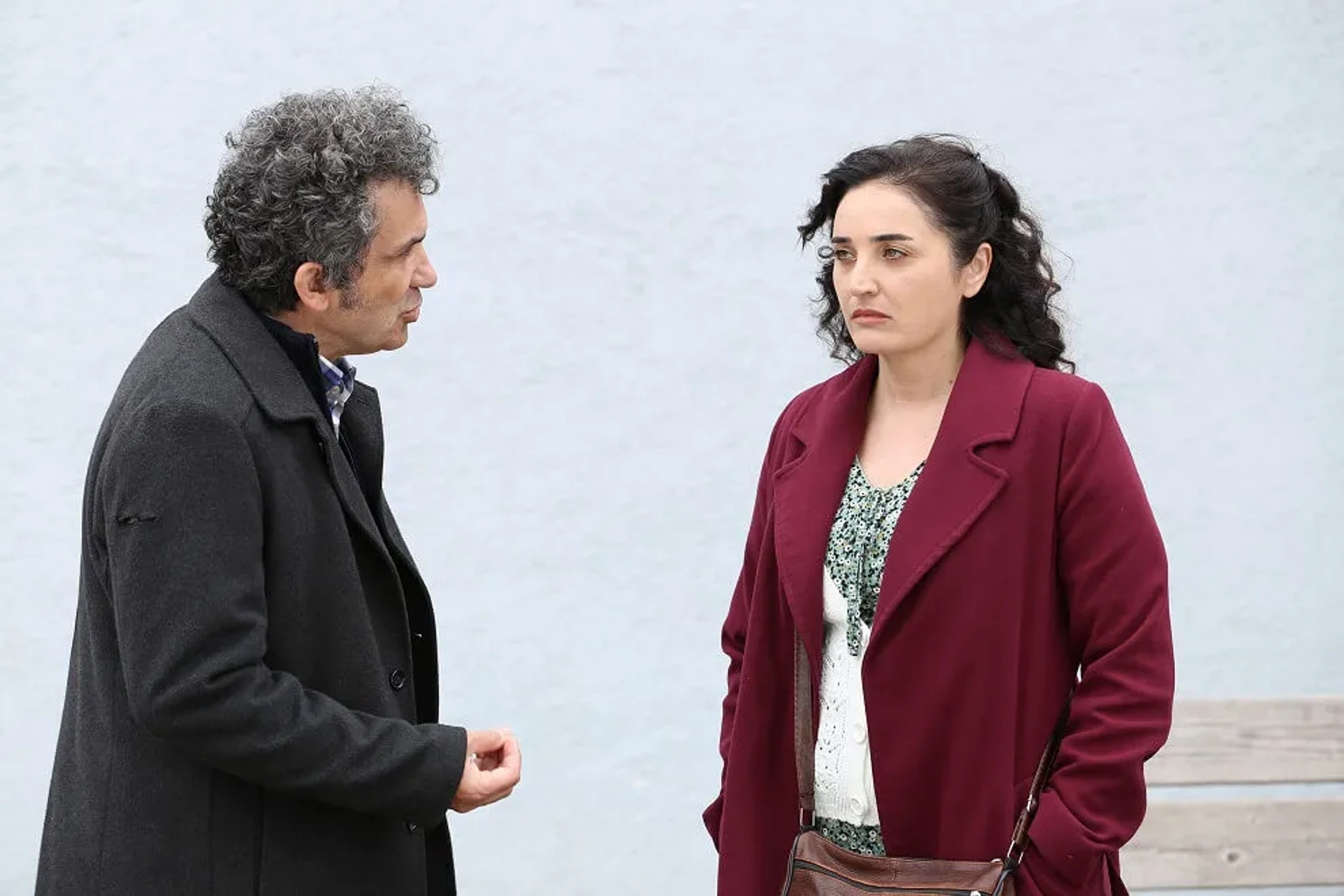 Fadik Sevin Atasoy and Cüneyt Mete in My Siblings (2021)