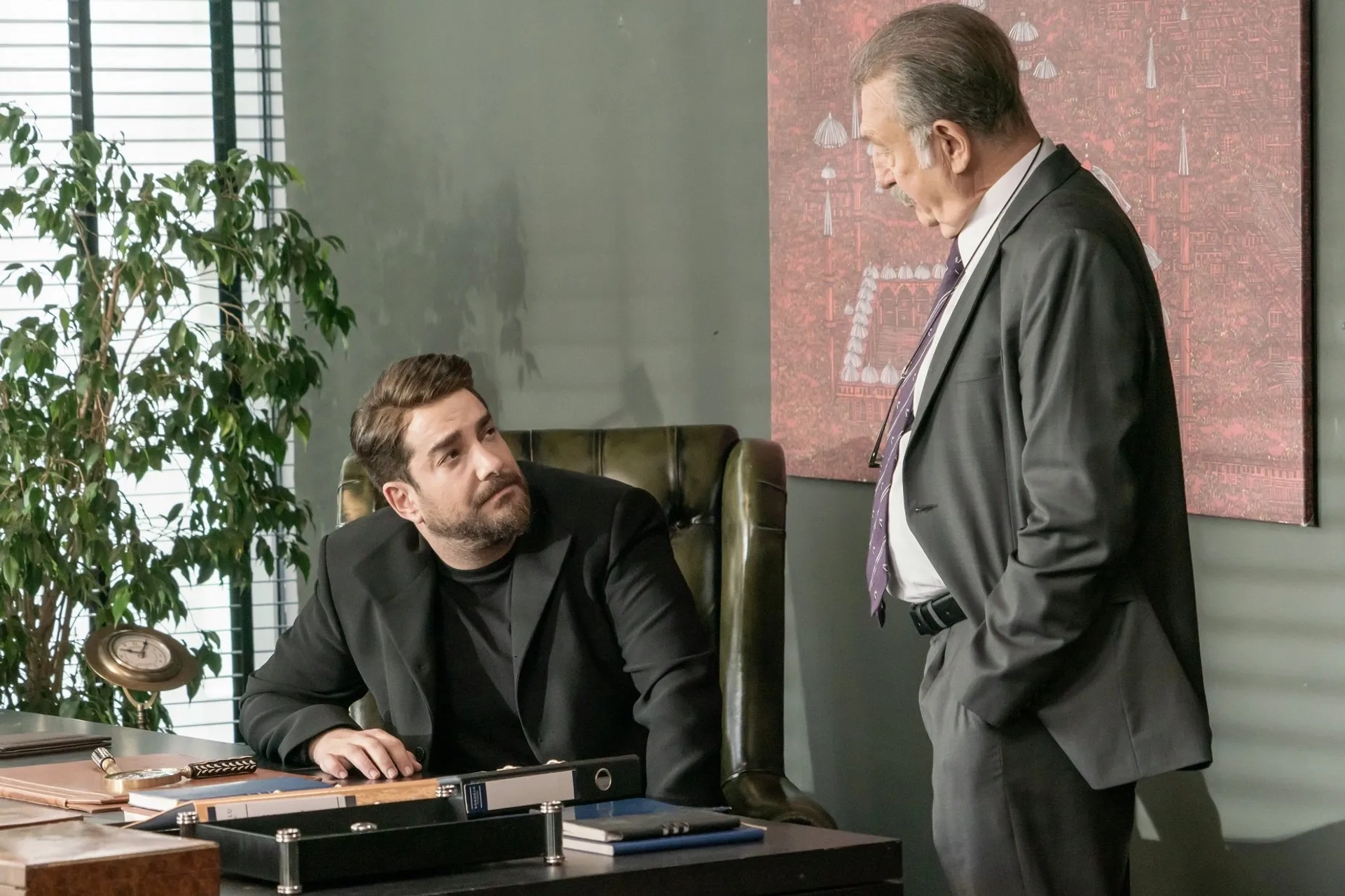 Enis Arikan and Tamer Levent in Chrysalis (2021)