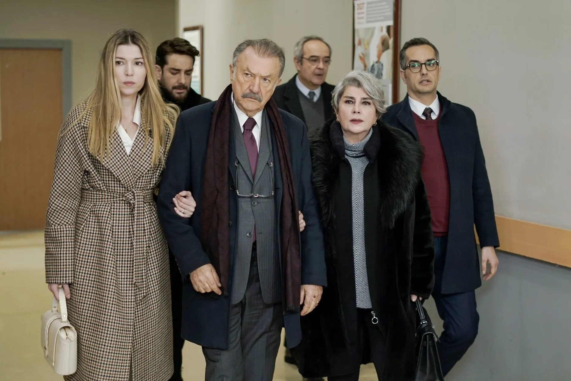 Enis Arikan, Selma Ergeç, Serif Erol, Tamer Levent, Tugrul Tulek, and Devrim Yakut in Chrysalis (2021)